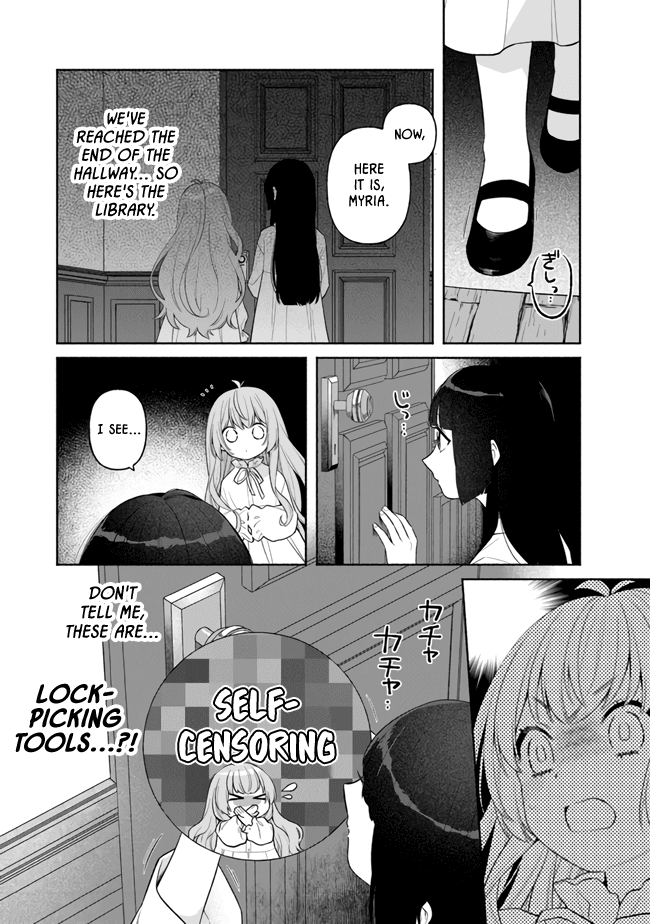 Reborn Girl Starting a New Life in Another World as a Seventh Daughter Chapter 5 page 6 - Chapter 5: Having Black Hair while Sneaking About is the Best?