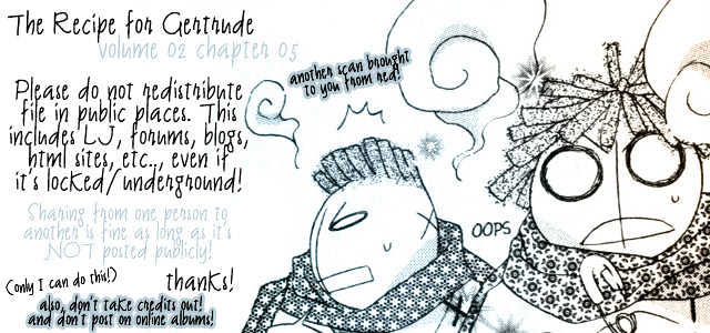 Recipe for Gertrude Chapter 5 page 1 - Chapter 5