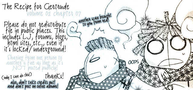 Recipe for Gertrude Chapter 7 page 1 - Chapter 7