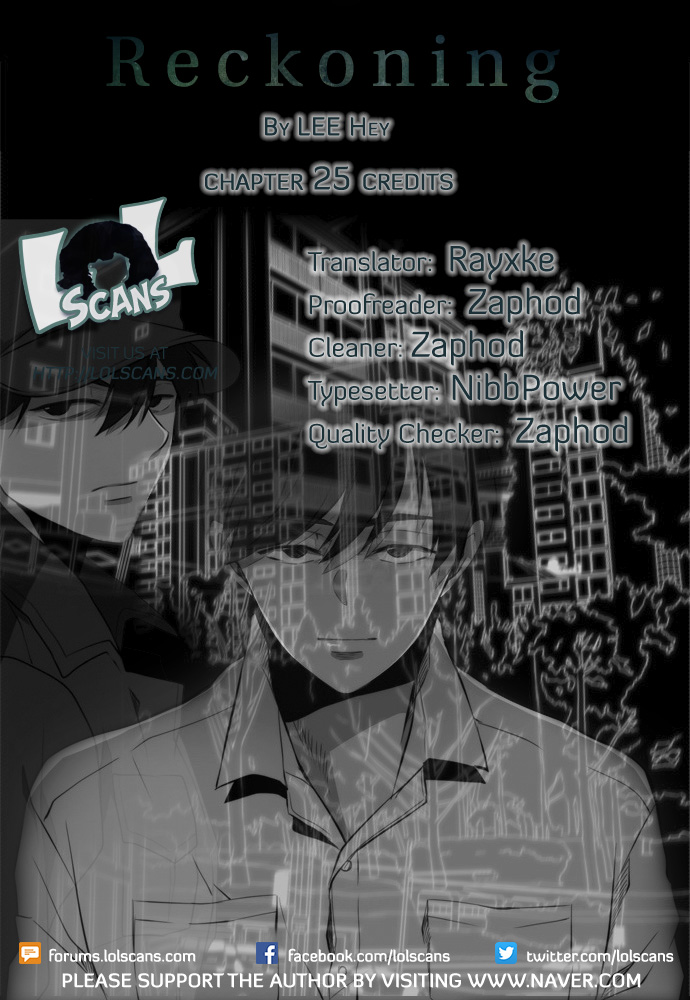Reckoning Chapter 25 page 1 - Chapter 25