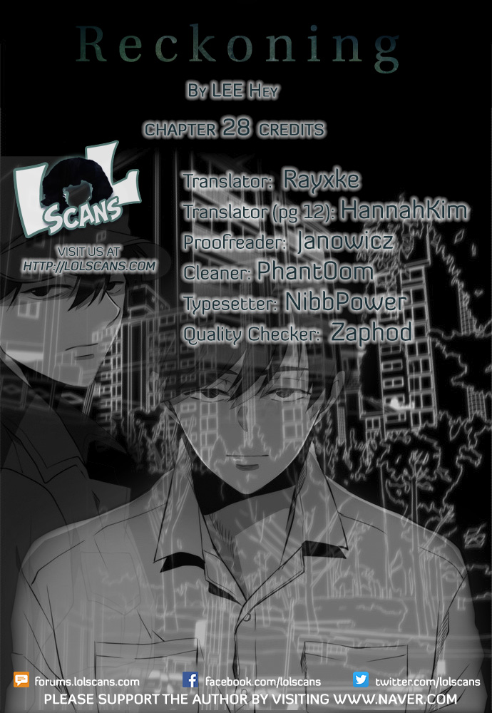 Reckoning Chapter 28 page 1 - Chapter 28