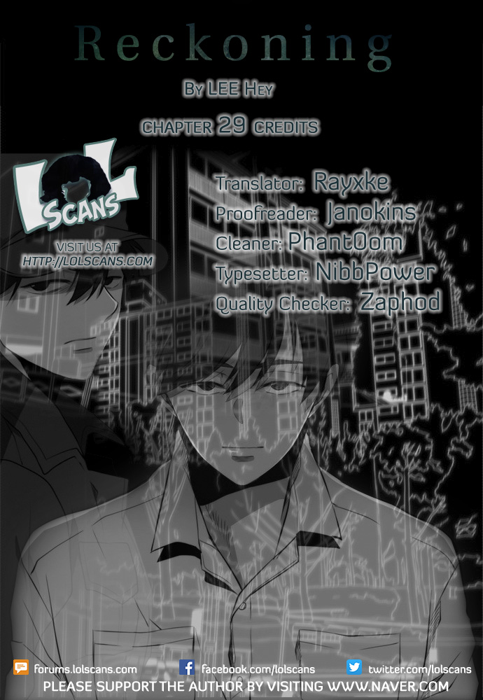 Reckoning Chapter 29 page 1 - Chapter 29