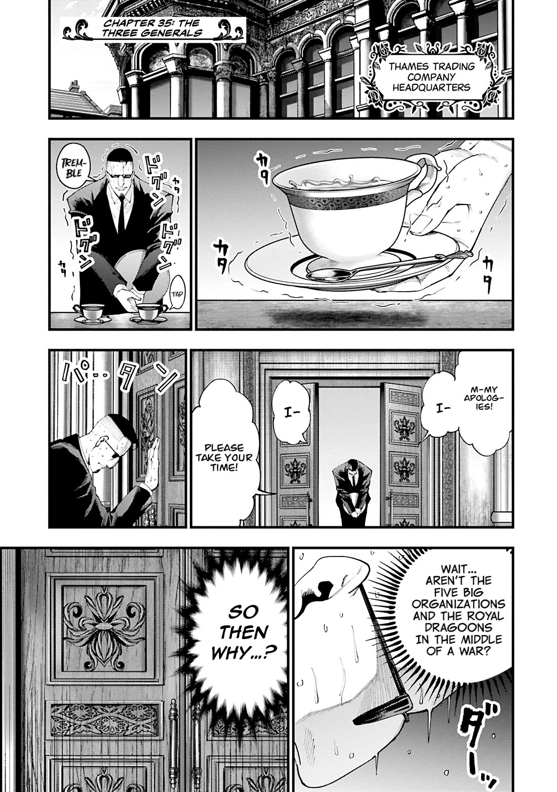 Record of Ragnarok: Jack the Ripper Case Files Chapter 35 page 1 - Chapter 35: The Three Generals