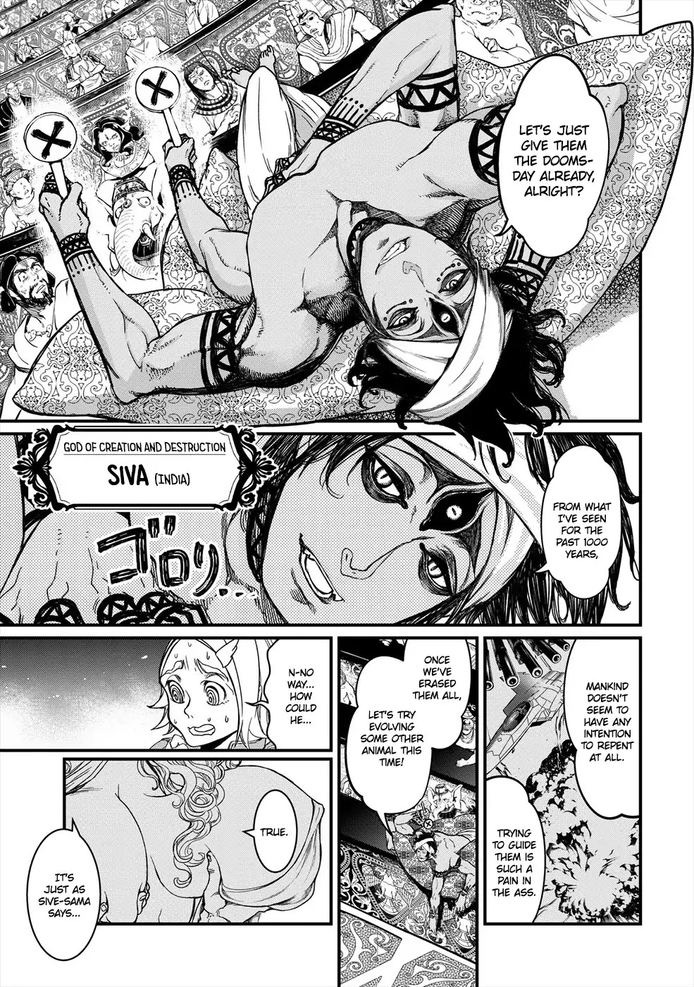 Record of Ragnarok Chapter 1 page 12 - Chapter 1: Gods vs Mankind's Final Struggle