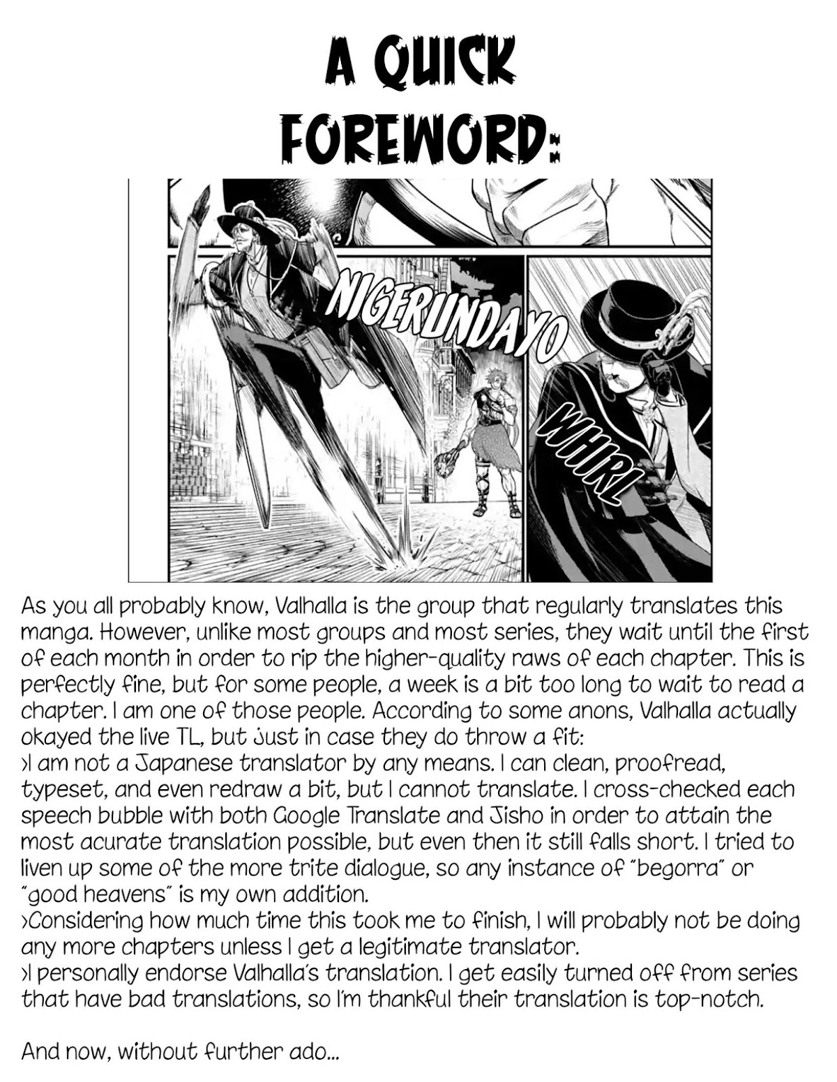 Record of Ragnarok Chapter 21 page 1 - Chapter 21: A Gentleman's Terms