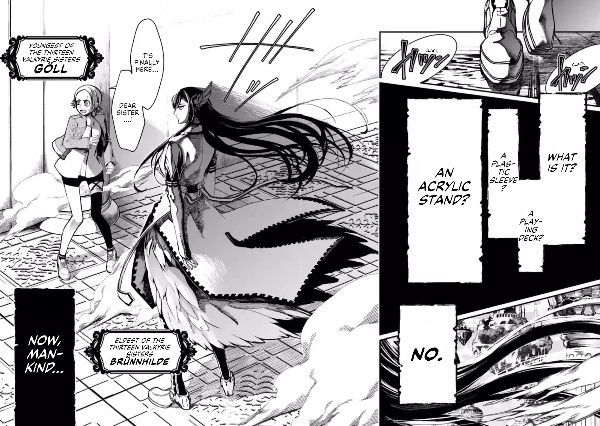 Record of Ragnarok Chapter 37.5 page 2 - Chapter 37.5: Comic Zenon Issue 12 "God vs. Man Fighters List Tenugui" Promo