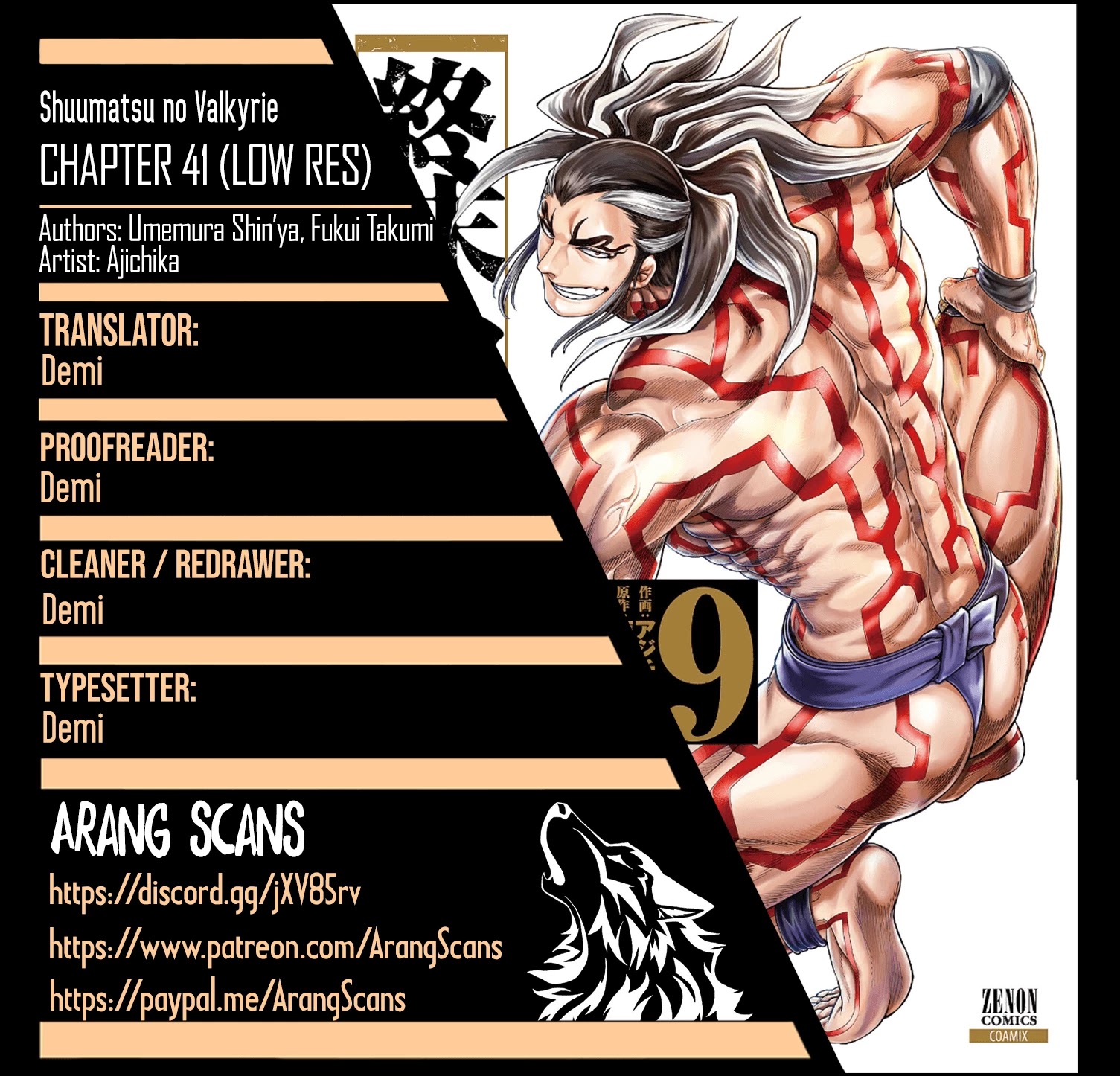 Record of Ragnarok Chapter 41 page 1 - Chapter 41: Thank You (LR)
