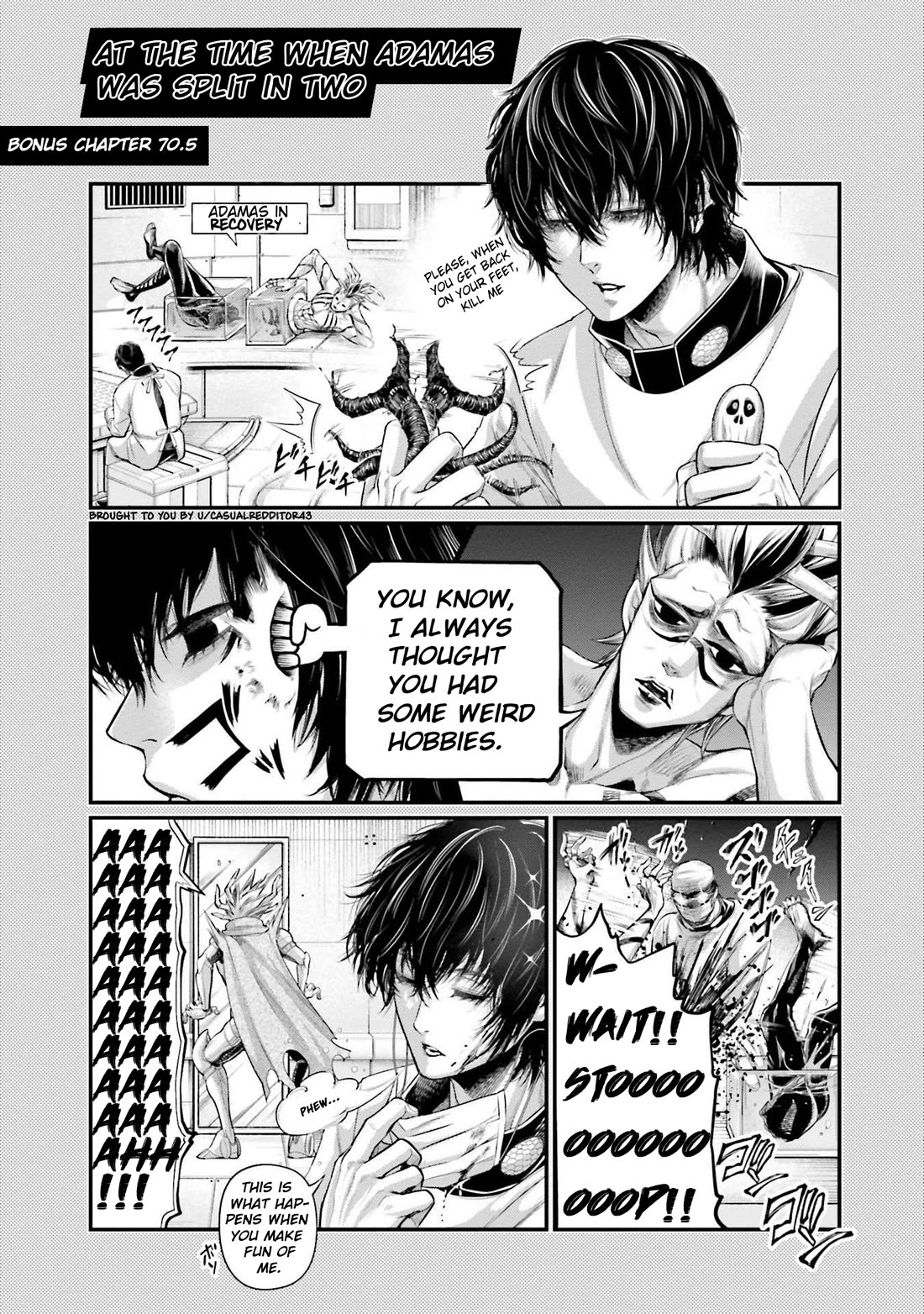 Record of Ragnarok Chapter 70.5 page 1 - Chapter 70.5: Bonus - At The Time When Adamas Was Split In Two