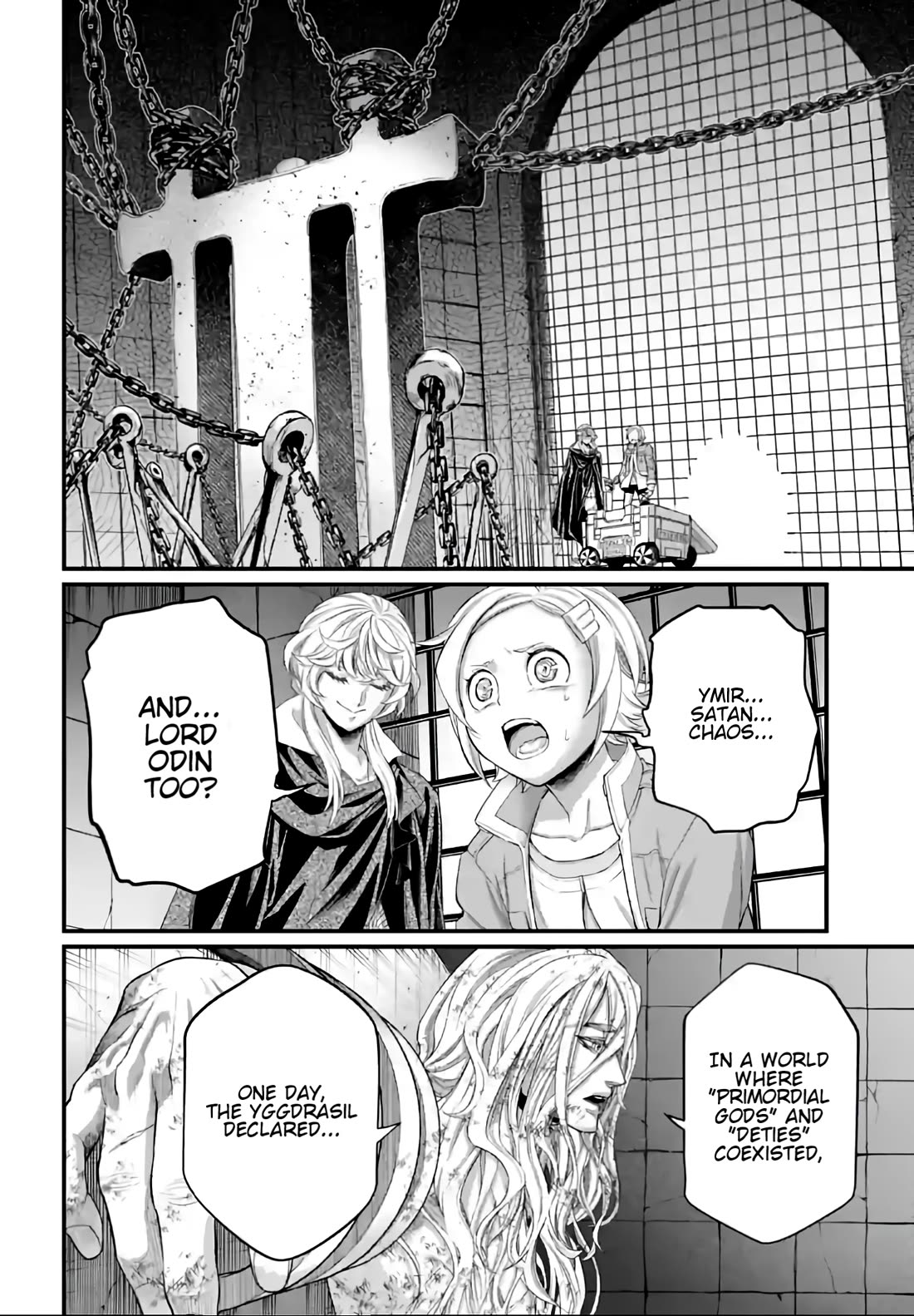 Record of Ragnarok Chapter 97 page 12 - Chapter 97: The Four Primordial Pillars, Yggdrasil