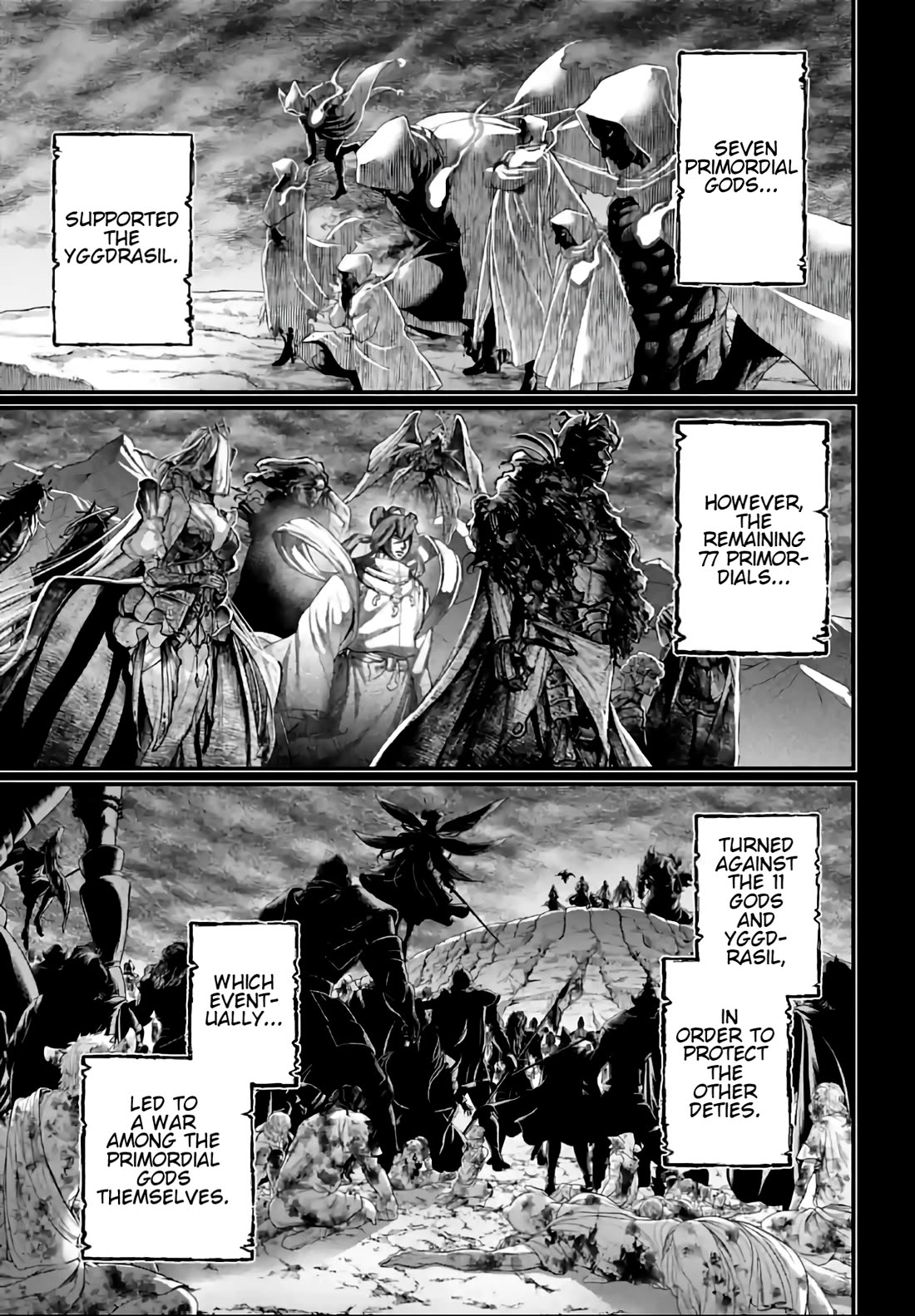 Record of Ragnarok Chapter 97 page 15 - Chapter 97: The Four Primordial Pillars, Yggdrasil