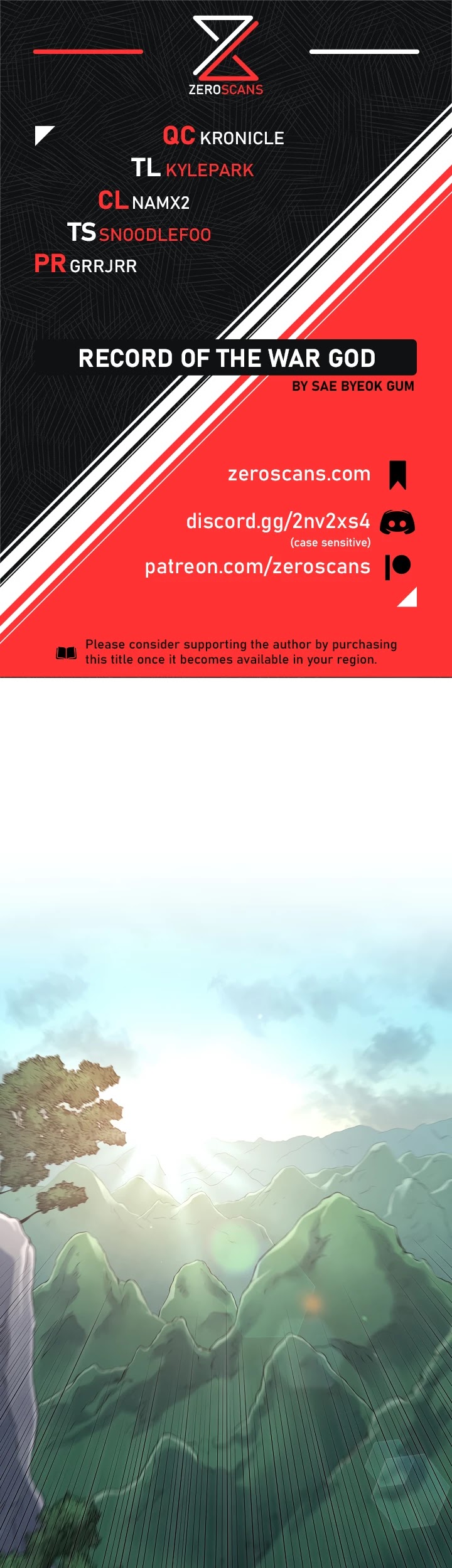 Record of the War God Chapter 111 page 1 - Chapter 111