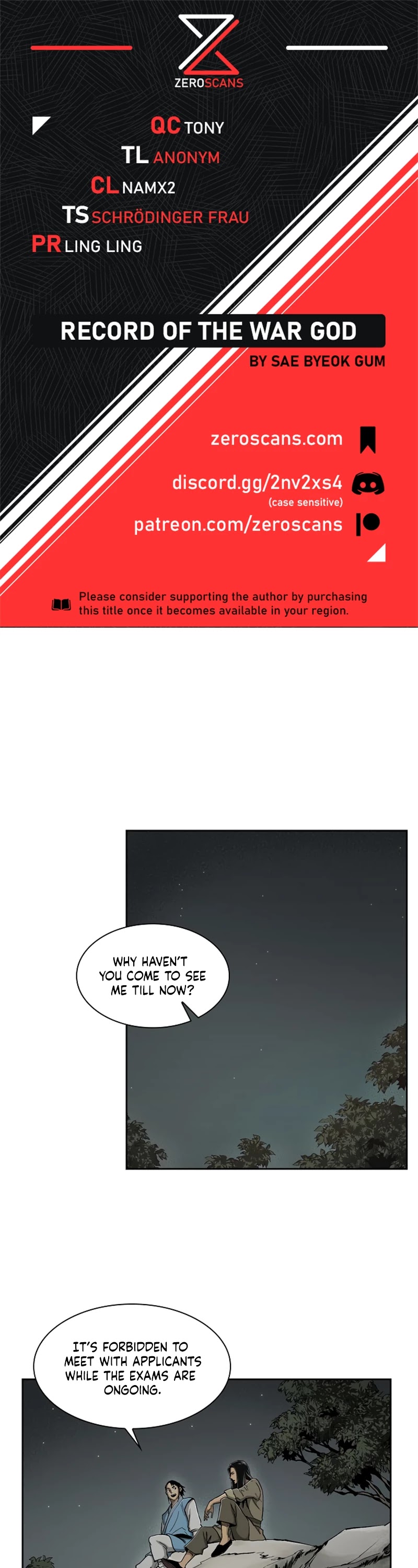 Record of the War God Chapter 22 page 1 - Chapter 22