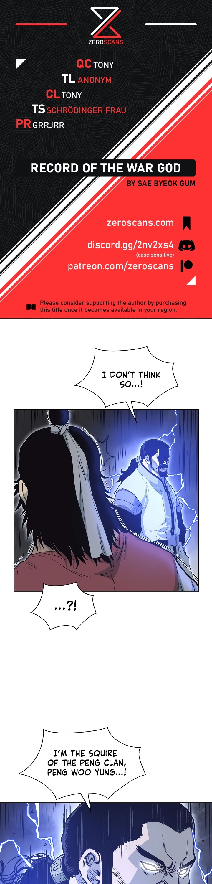 Record of the War God Chapter 60 page 1 - Chapter 60