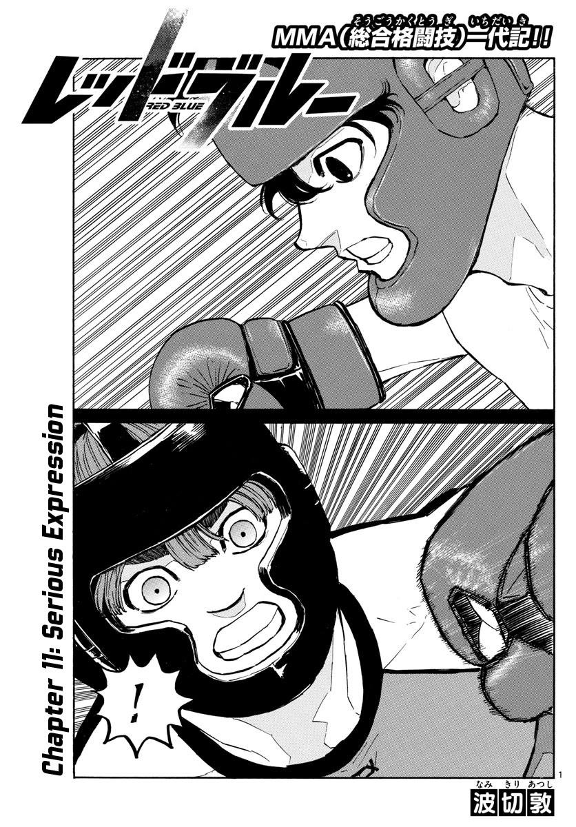 Red Blue Chapter 11 page 2 - Chapter 11: Serious Facial Expression