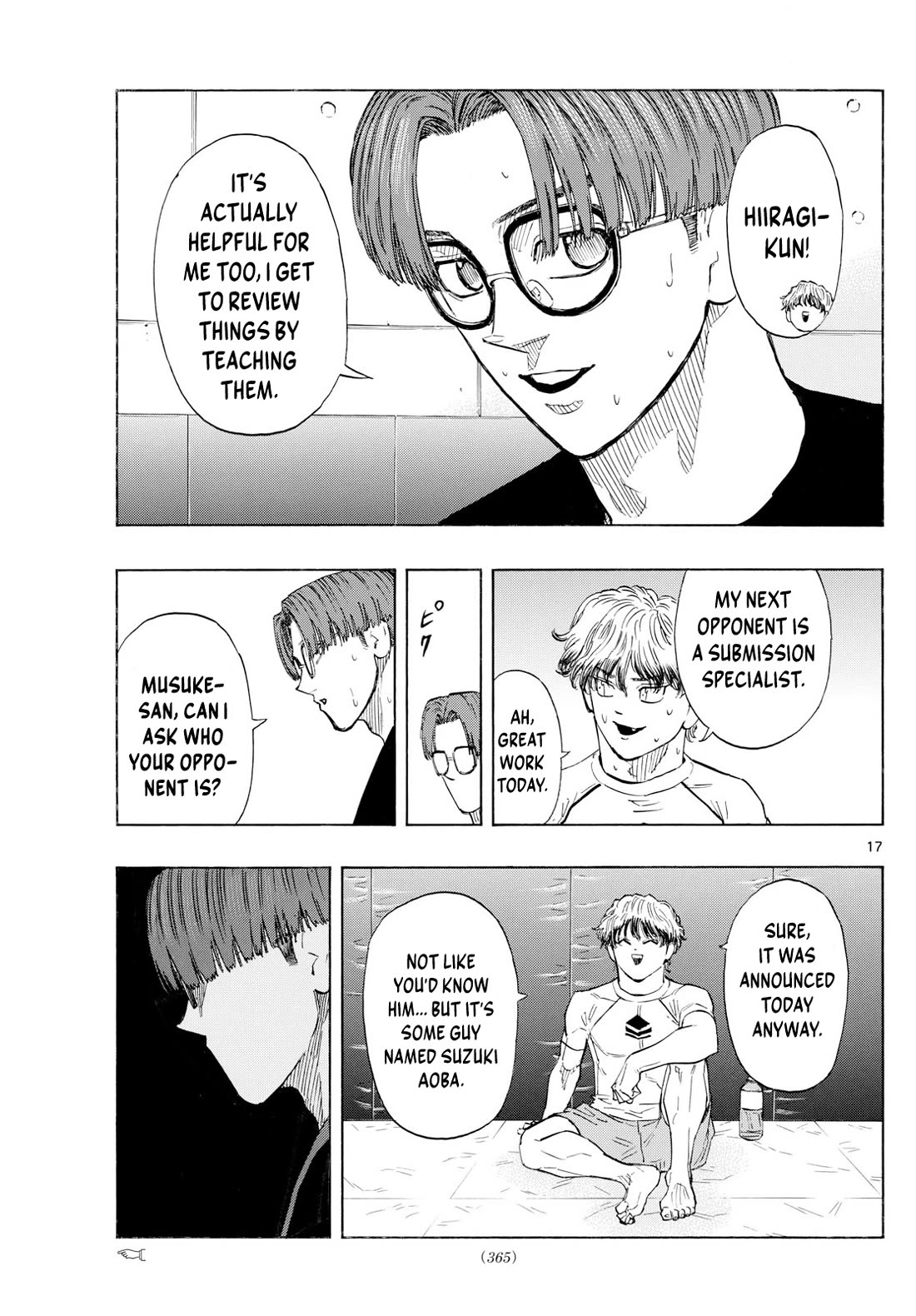 Red Blue Chapter 122 page 18 - Chapter 122: Sensei Amachi's Concern