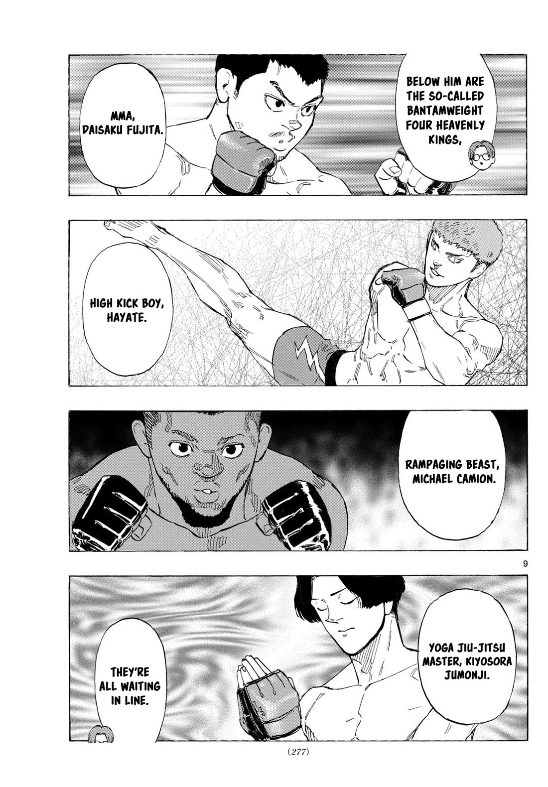 Red Blue Chapter 135 page 9 - Chapter 135: BantamClass Weight