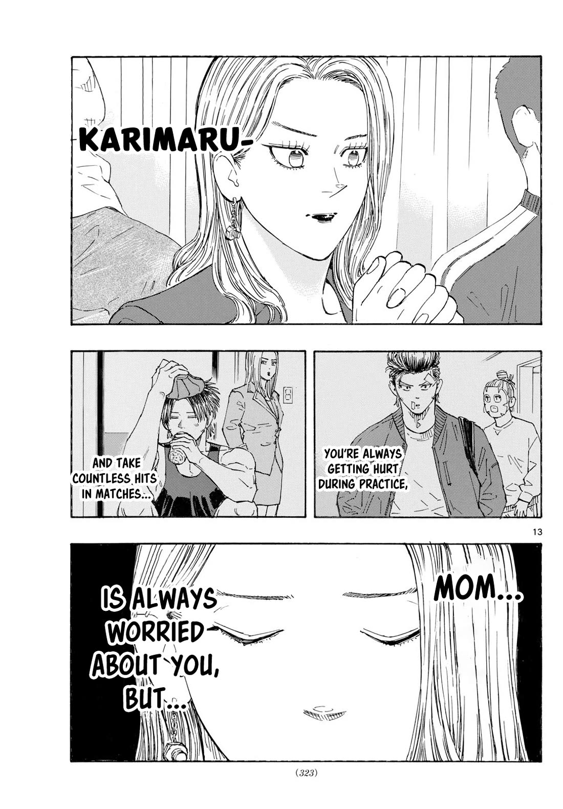 Red Blue Chapter 137 page 13 - Chapter 137: A mother and Son's Emotion