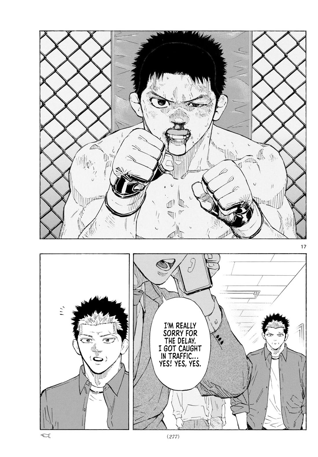 Red Blue Chapter 142 page 18 - Chapter 142: Determined Grappler