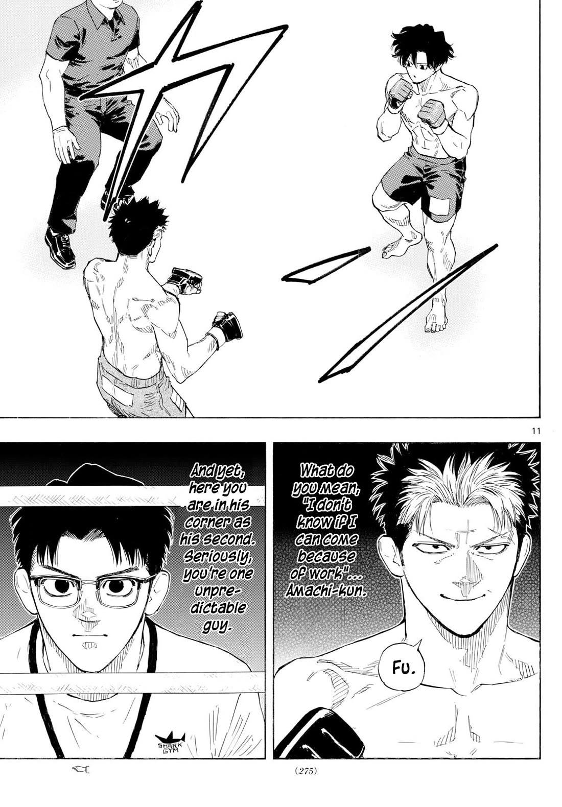 Red Blue Chapter 147 page 11 - Chapter 147: THE YAMAMOTO FIGHT BEGINS!
