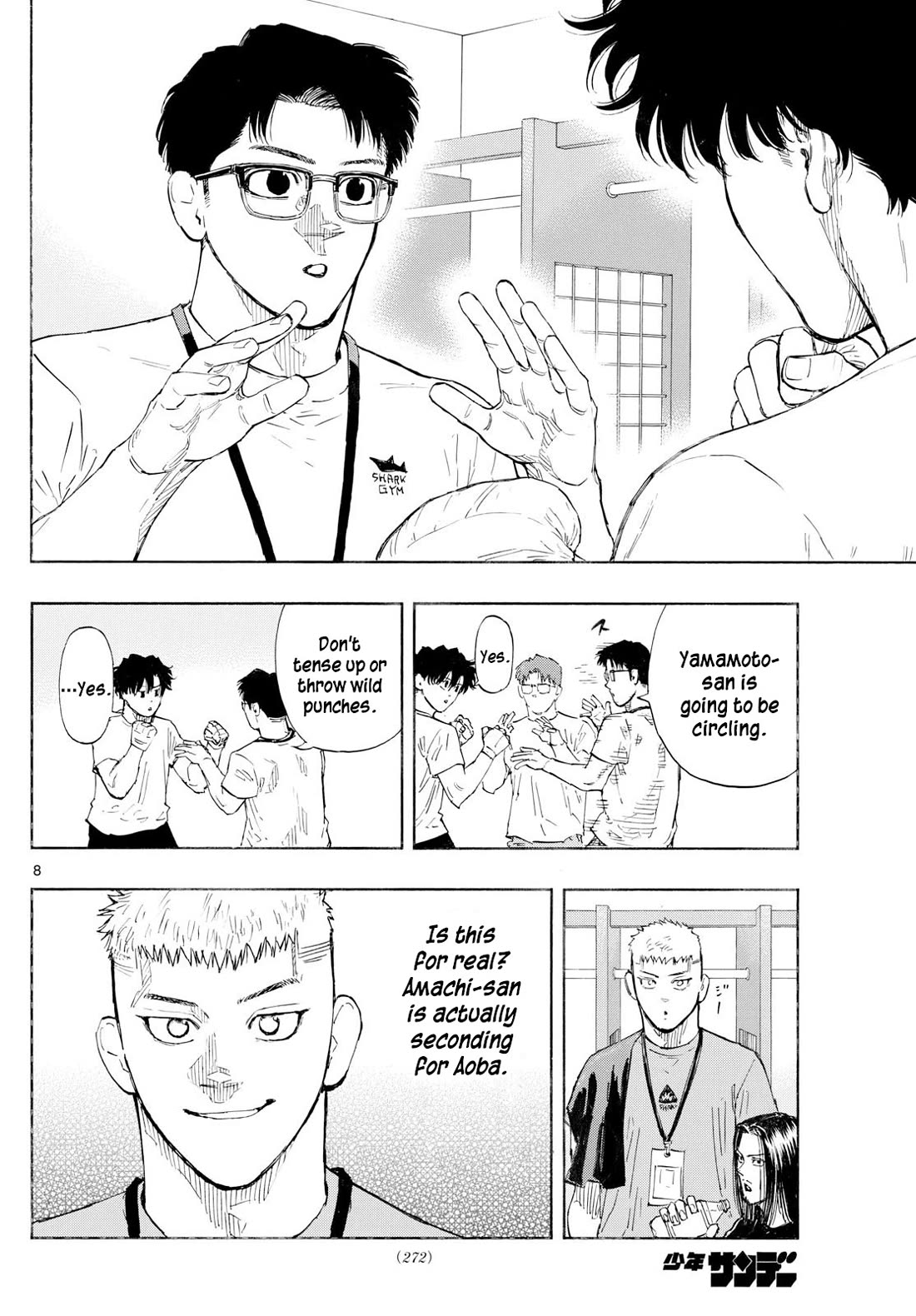 Red Blue Chapter 147 page 8 - Chapter 147: THE YAMAMOTO FIGHT BEGINS!
