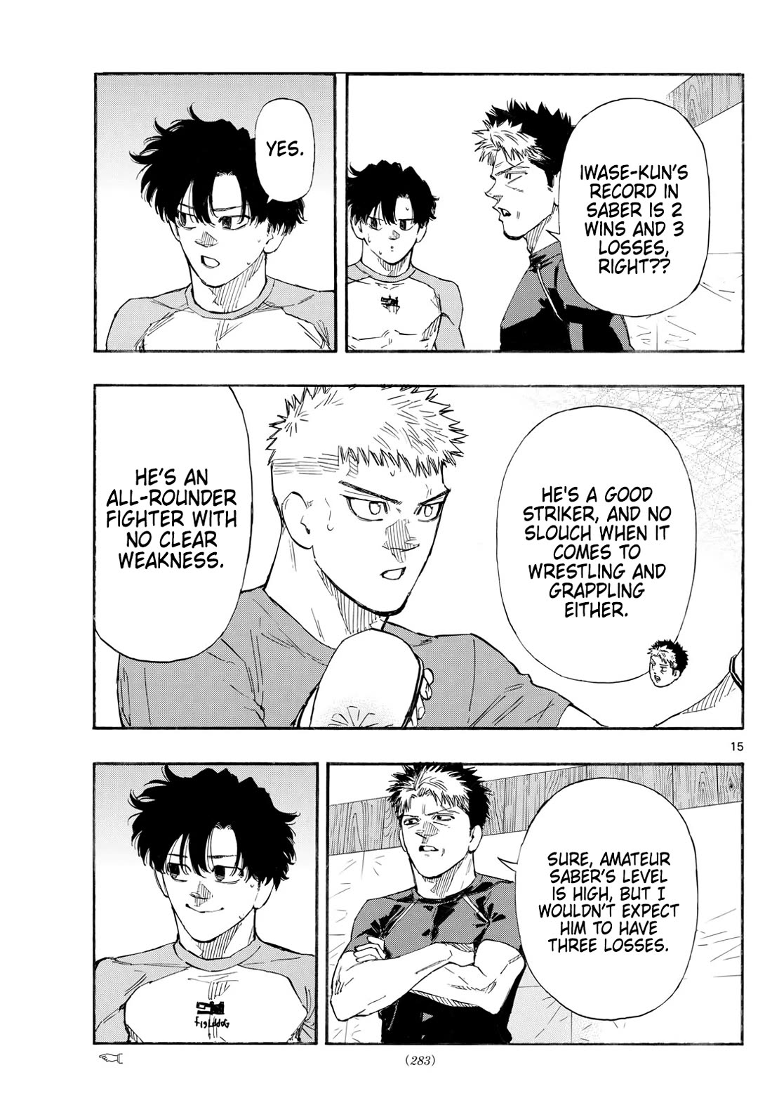 Red Blue Chapter 161 page 15 - Chapter 161: Let's Cross-Train