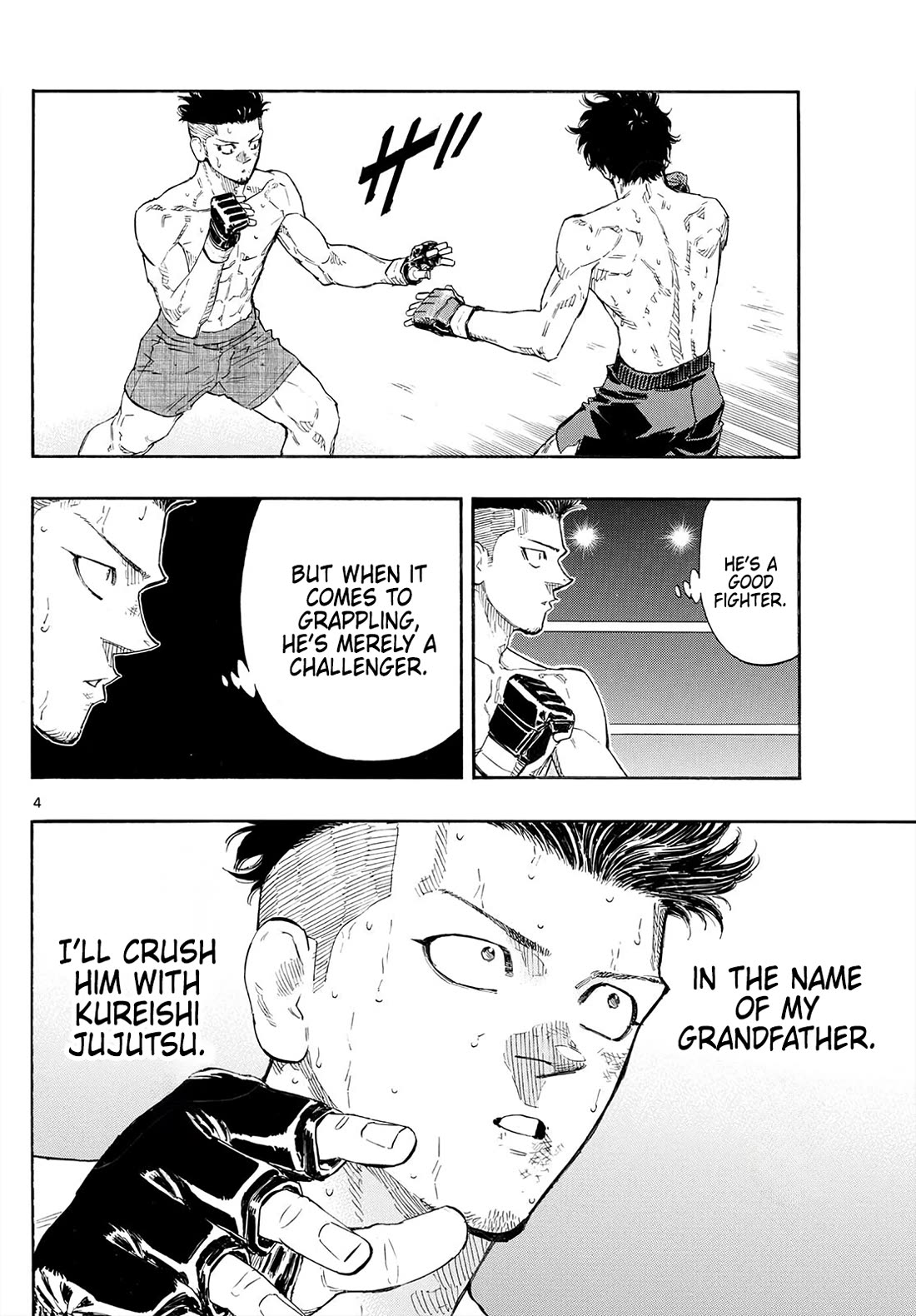Red Blue Chapter 182 page 4 - Chapter 182: MMA vs Jujutsu