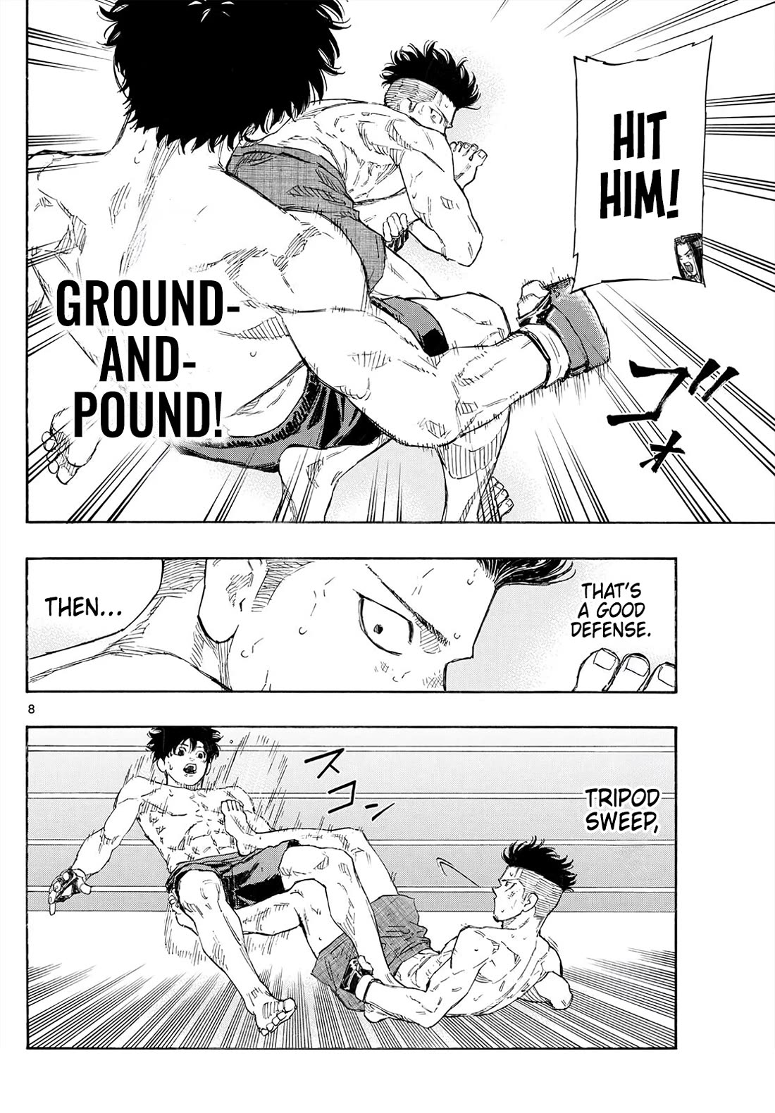 Red Blue Chapter 182 page 8 - Chapter 182: MMA vs Jujutsu