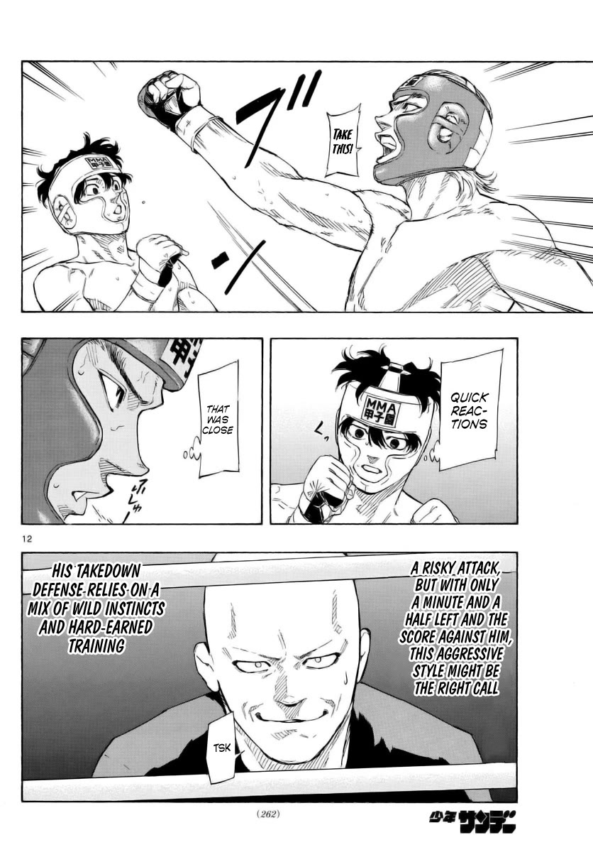 Red Blue Chapter 55 page 12 - Chapter 55: Flash of a Right High Kick