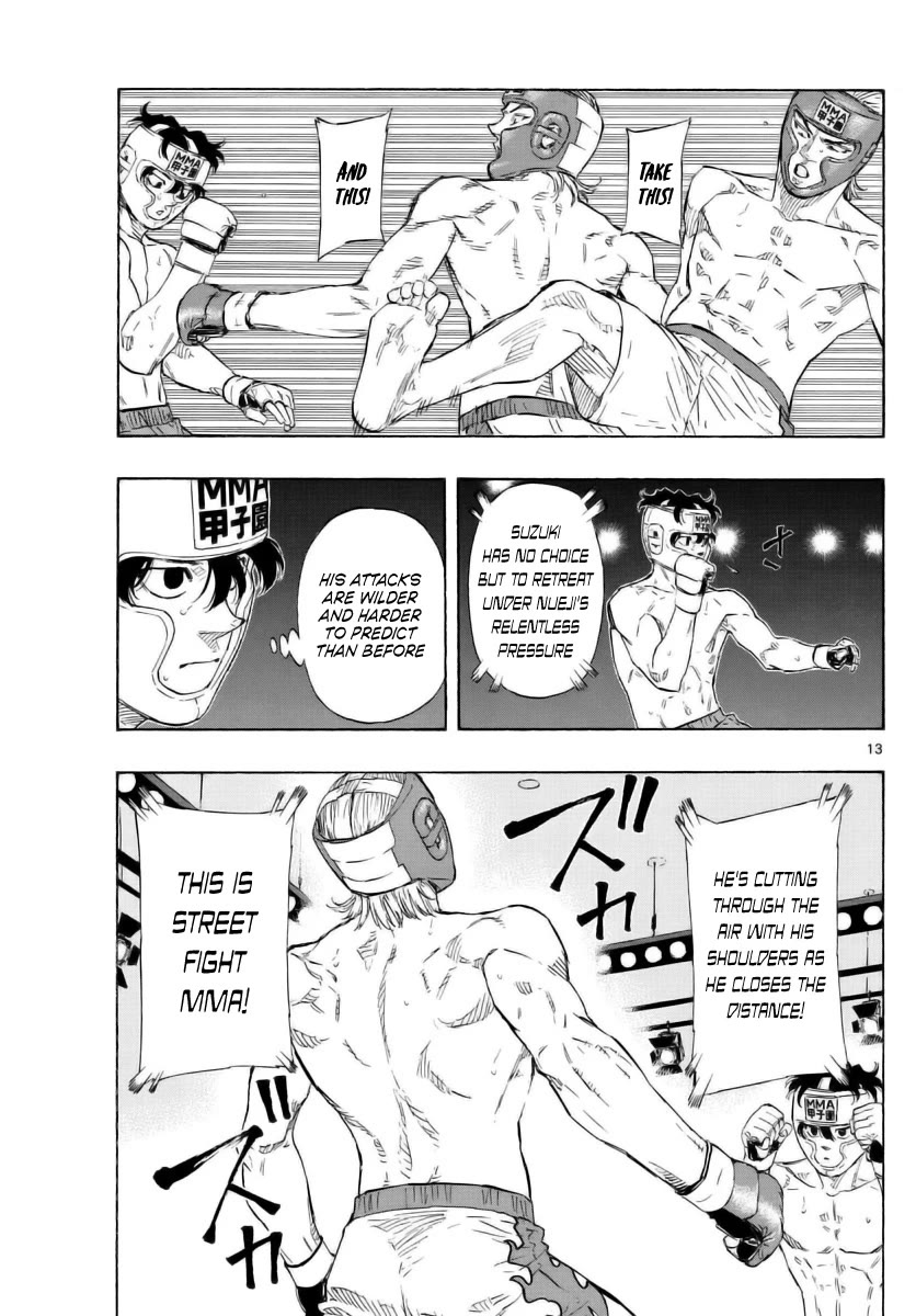 Red Blue Chapter 55 page 13 - Chapter 55: Flash of a Right High Kick
