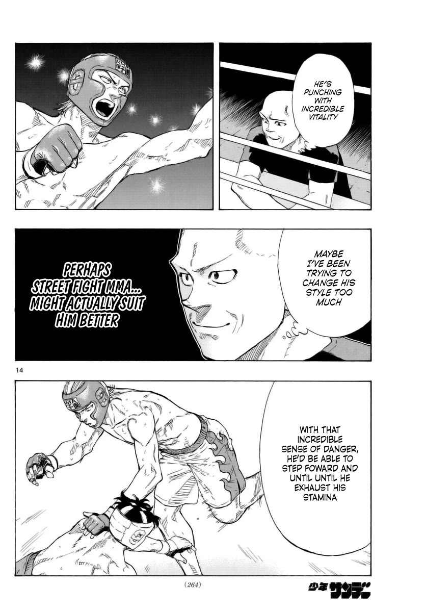 Red Blue Chapter 55 page 14 - Chapter 55: Flash of a Right High Kick