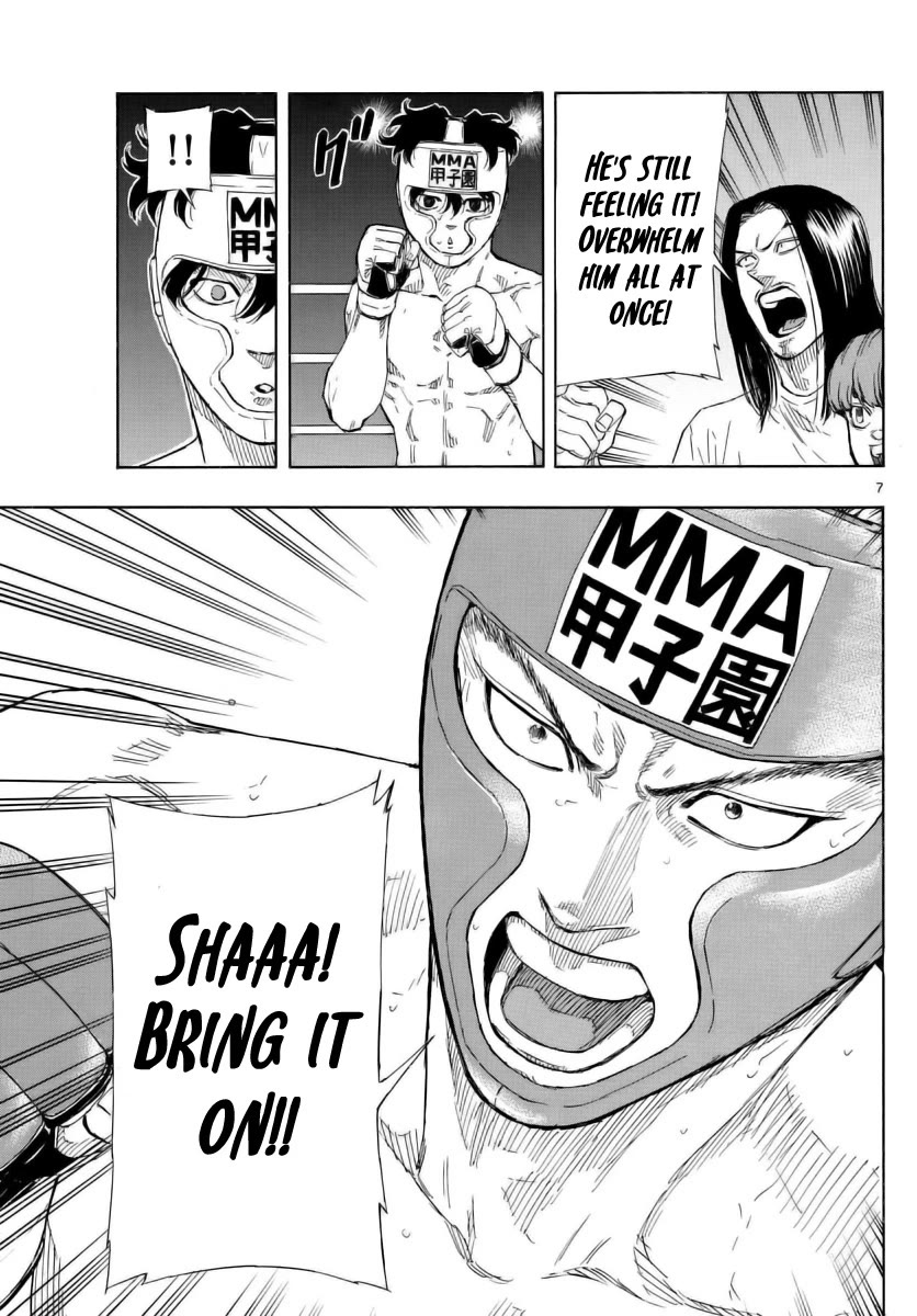 Red Blue Chapter 55 page 7 - Chapter 55: Flash of a Right High Kick