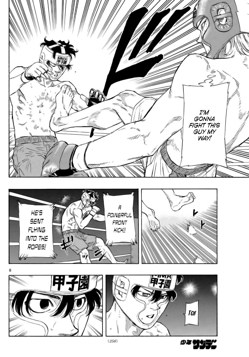 Red Blue Chapter 55 page 8 - Chapter 55: Flash of a Right High Kick