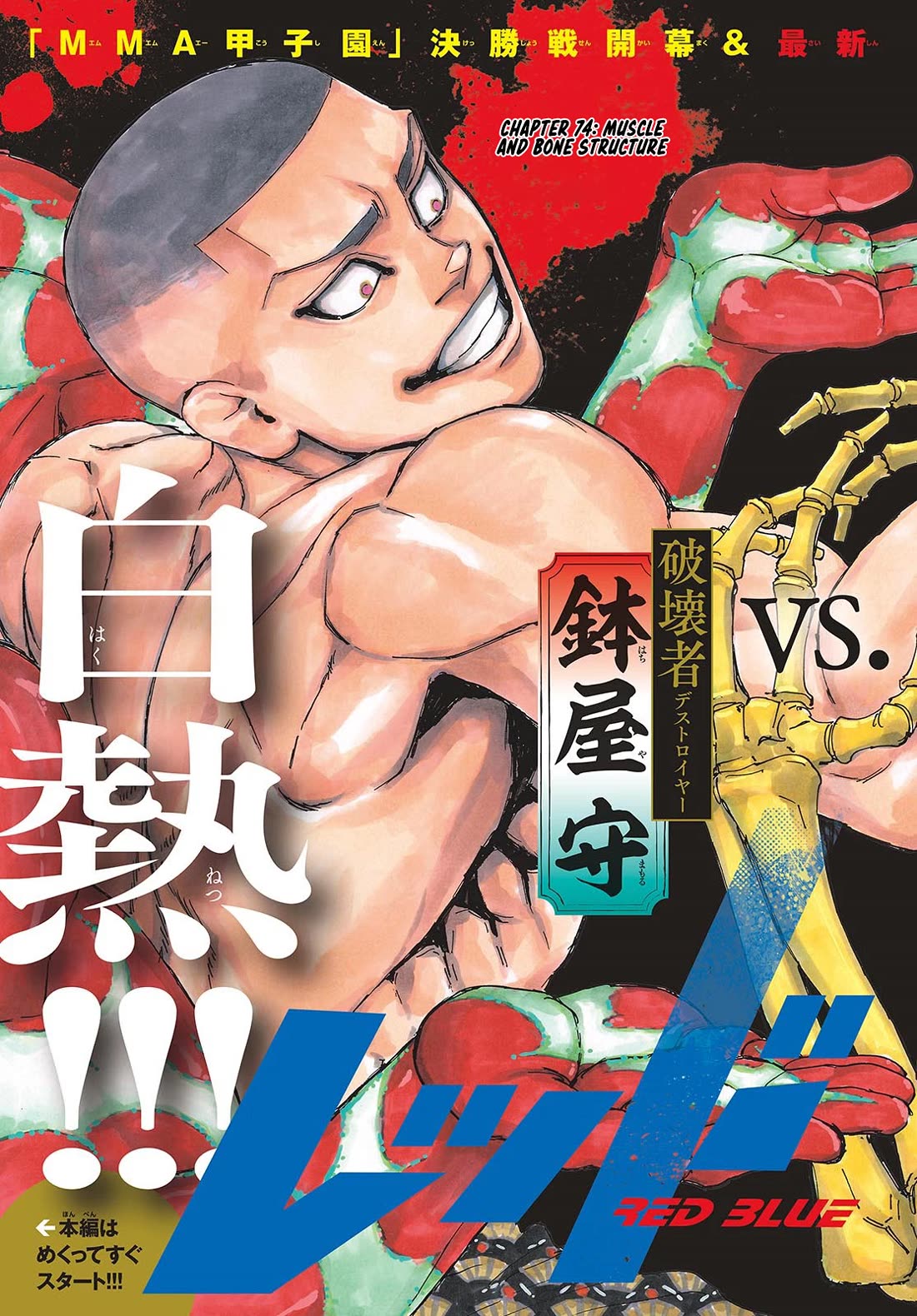 Red Blue Chapter 74 page 2 - Chapter 74: Muscle and Bone Structure