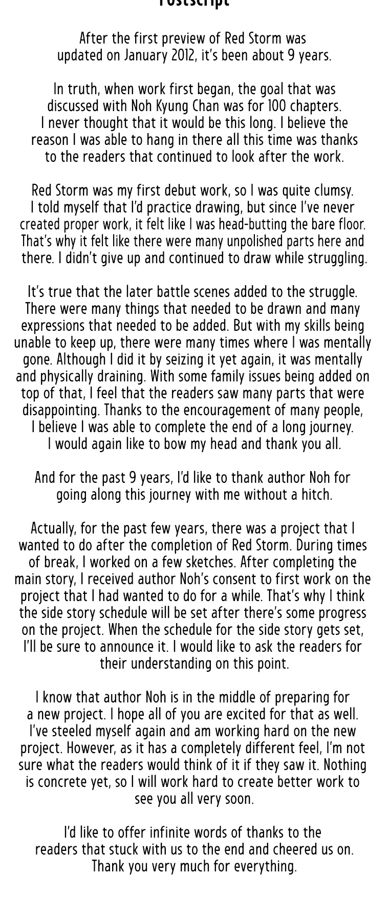 Red Storm Chapter 388.5 page 3 - Chapter 388.5: Epilogue