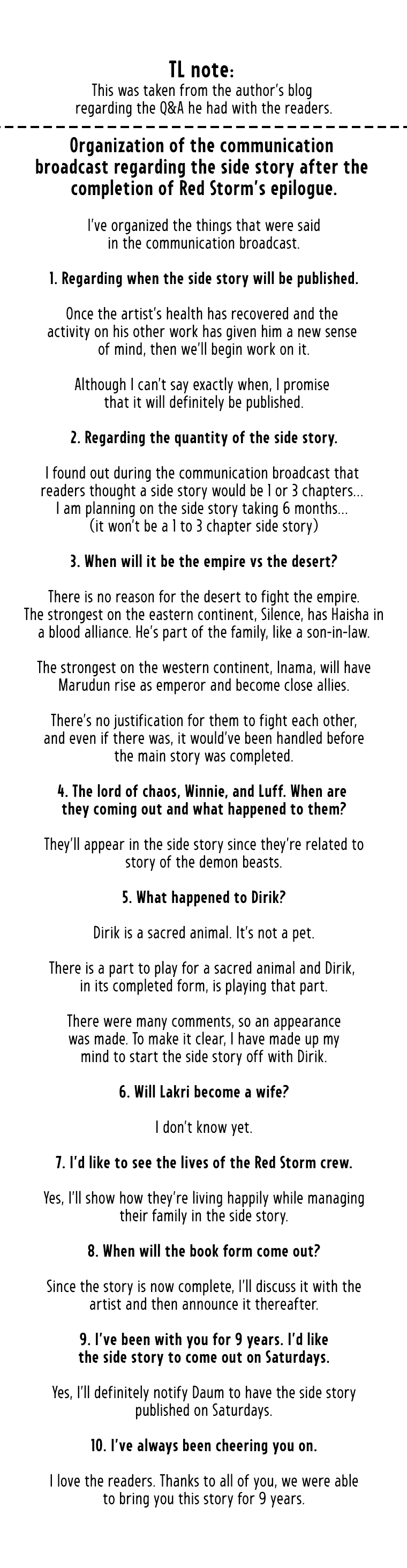 Red Storm Chapter 388.5 page 6 - Chapter 388.5: Epilogue