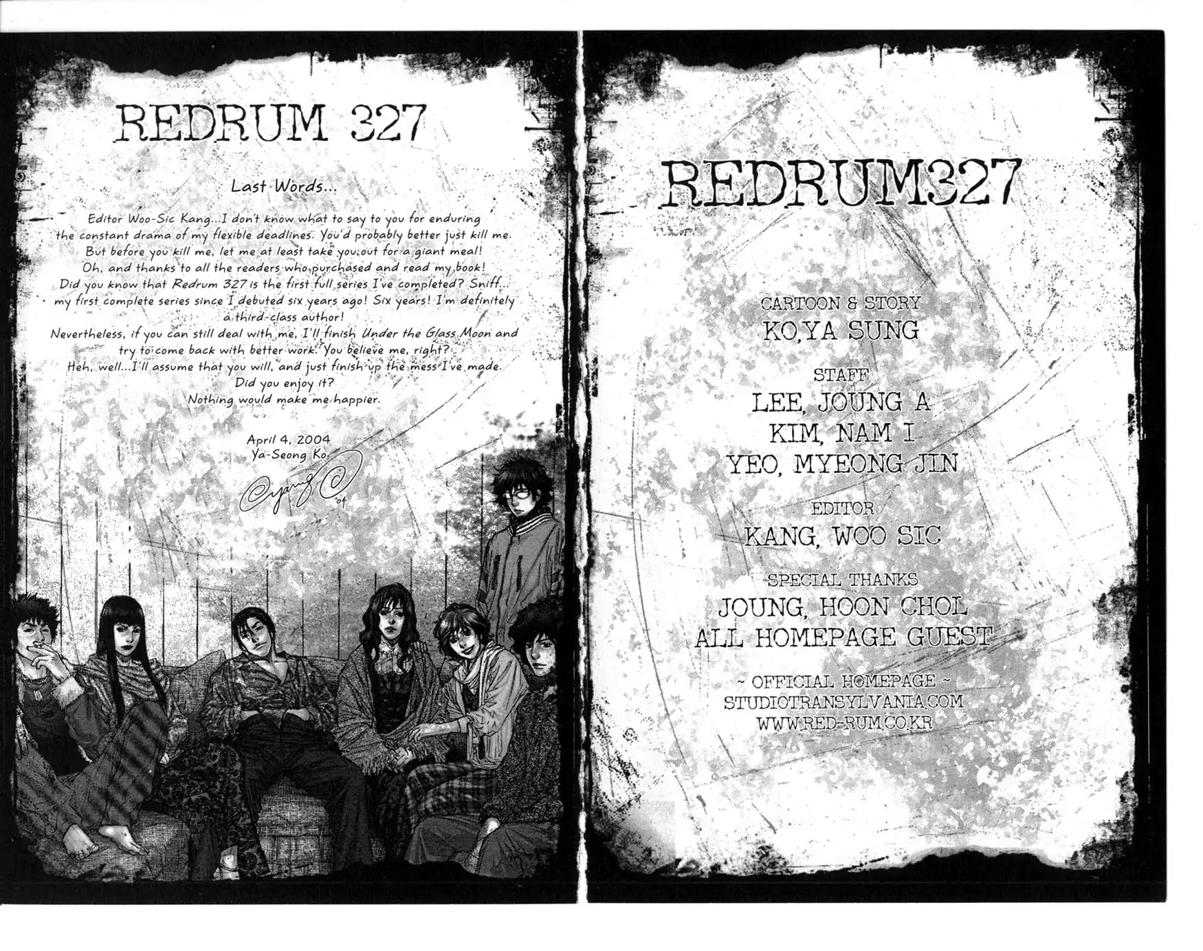 Redrum 327 Chapter 3.6 page 16 - Vol.3 Chapter 6: Silent Anthology [END]