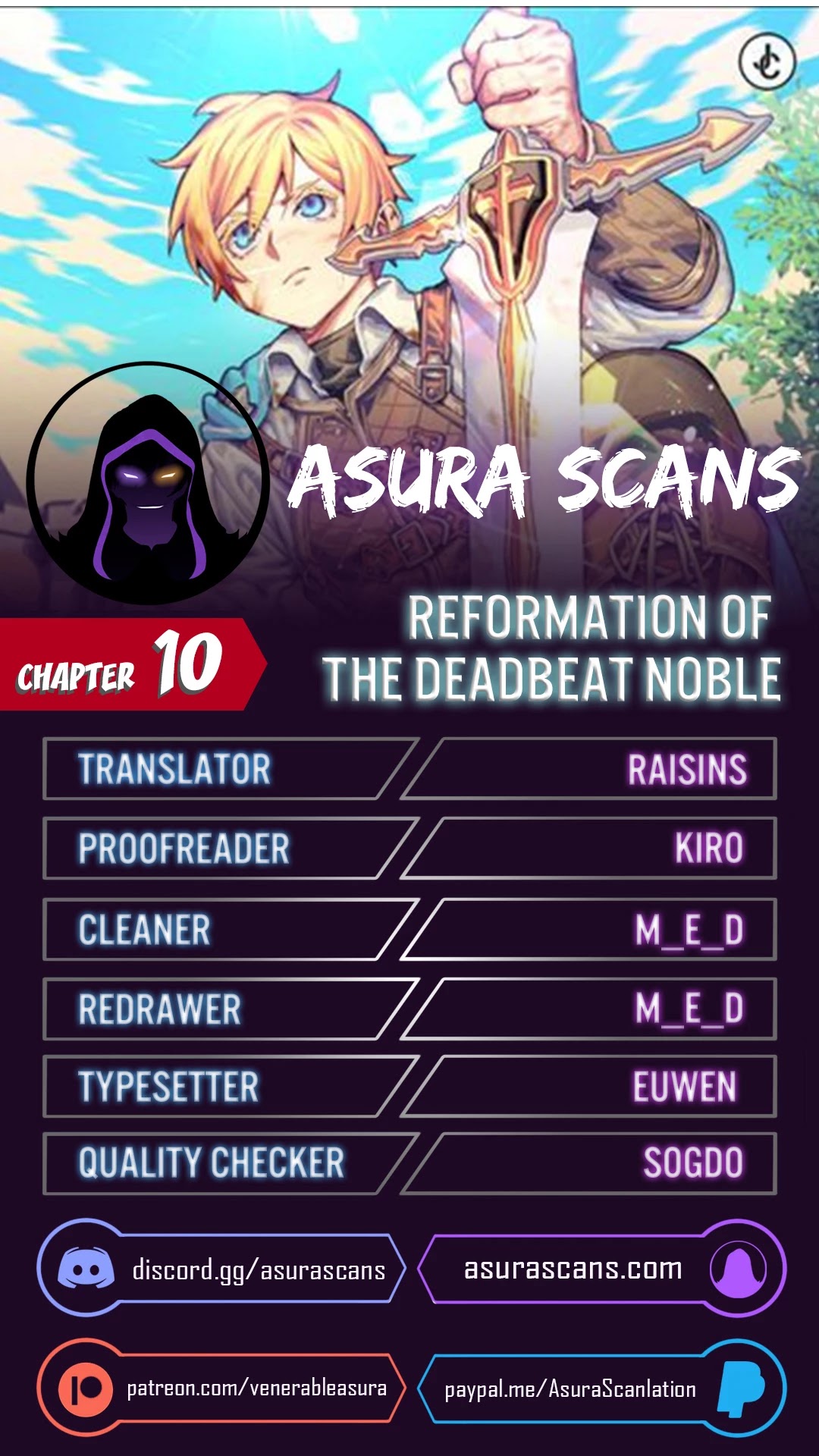 Reformation of the Deadbeat Noble Chapter 10 page 1 - Chapter 10