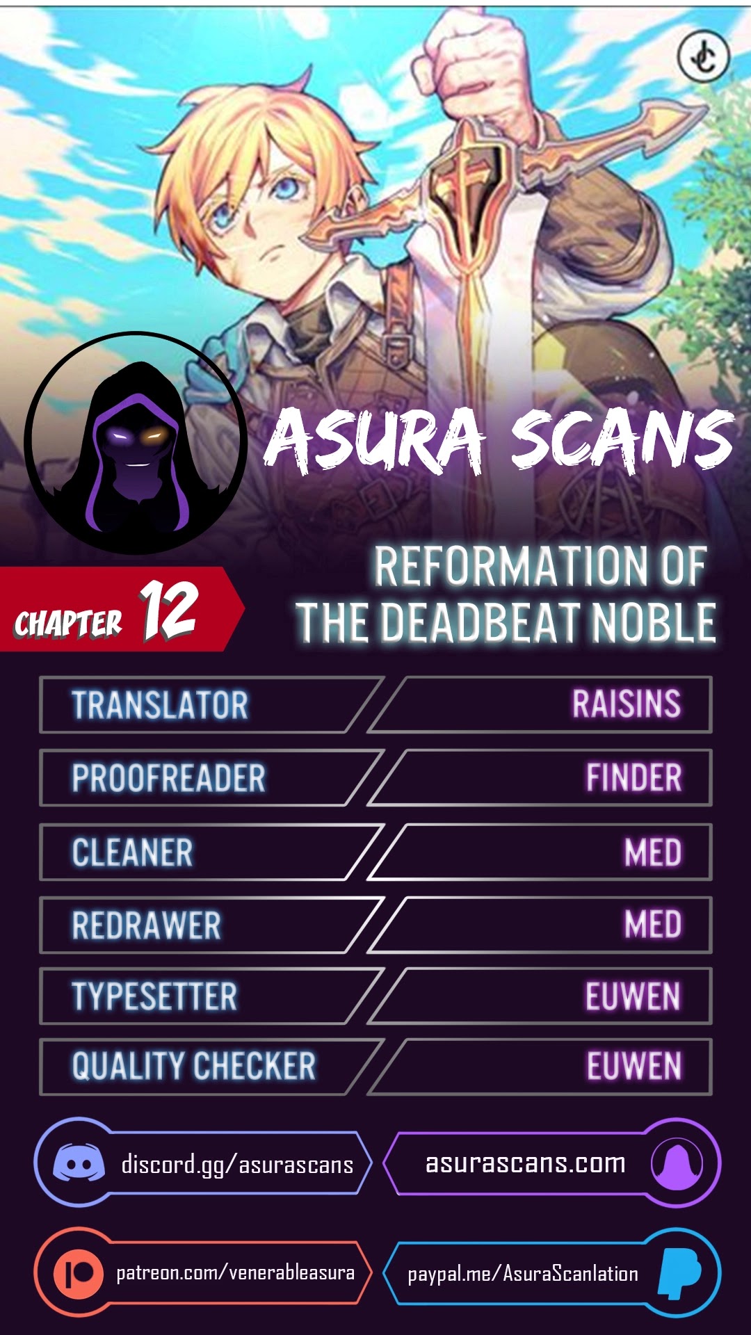 Reformation of the Deadbeat Noble Chapter 12 page 1 - Chapter 12