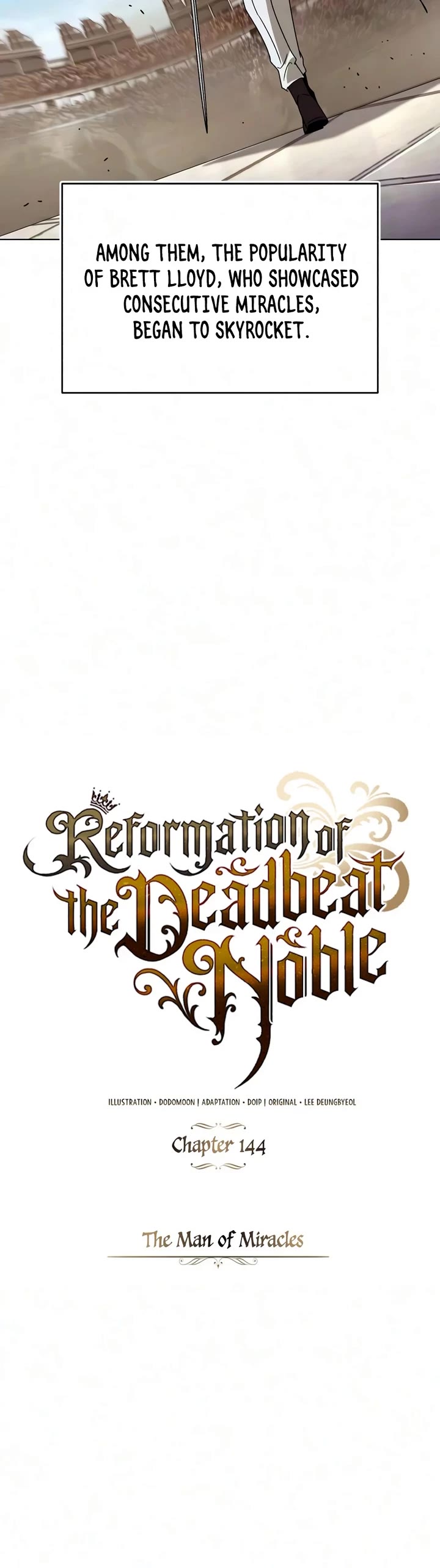 Reformation of the Deadbeat Noble Chapter 144 page 11 - Chapter 144: The Man of Miracles