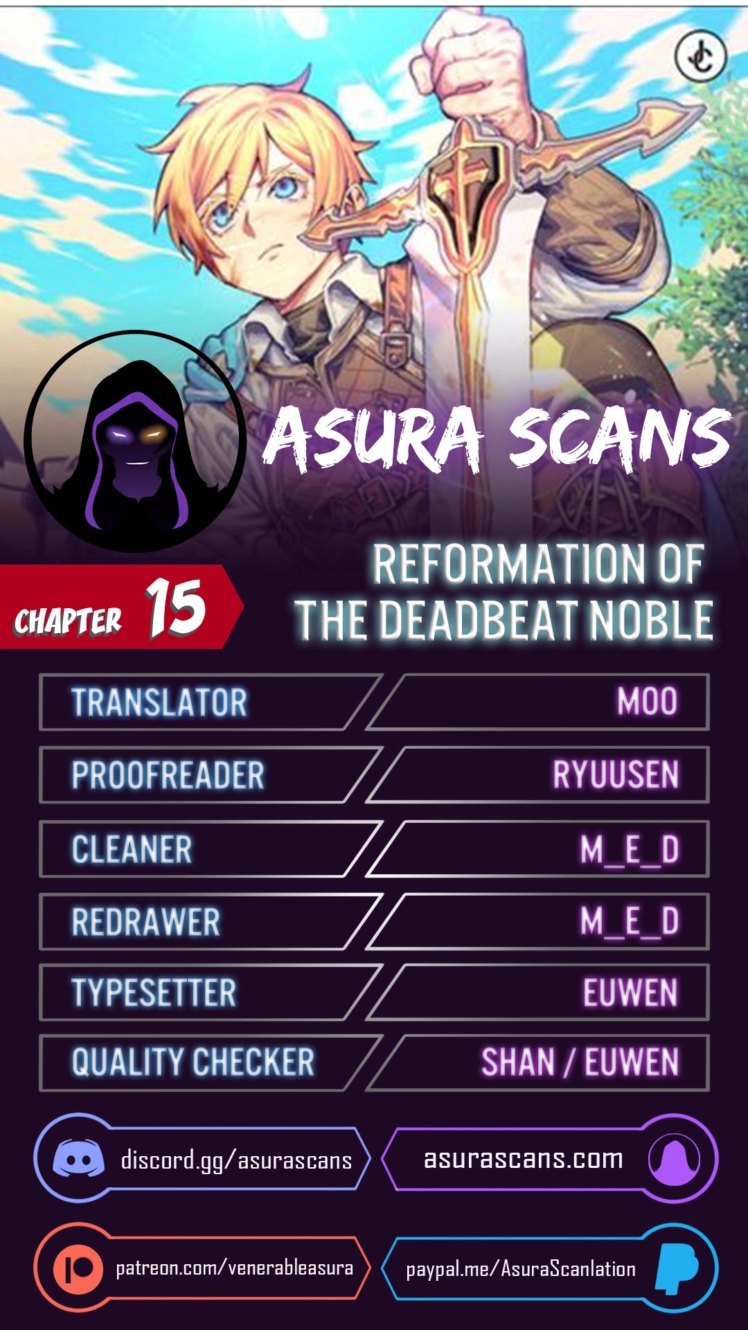 Reformation of the Deadbeat Noble Chapter 15 page 1 - Chapter 15