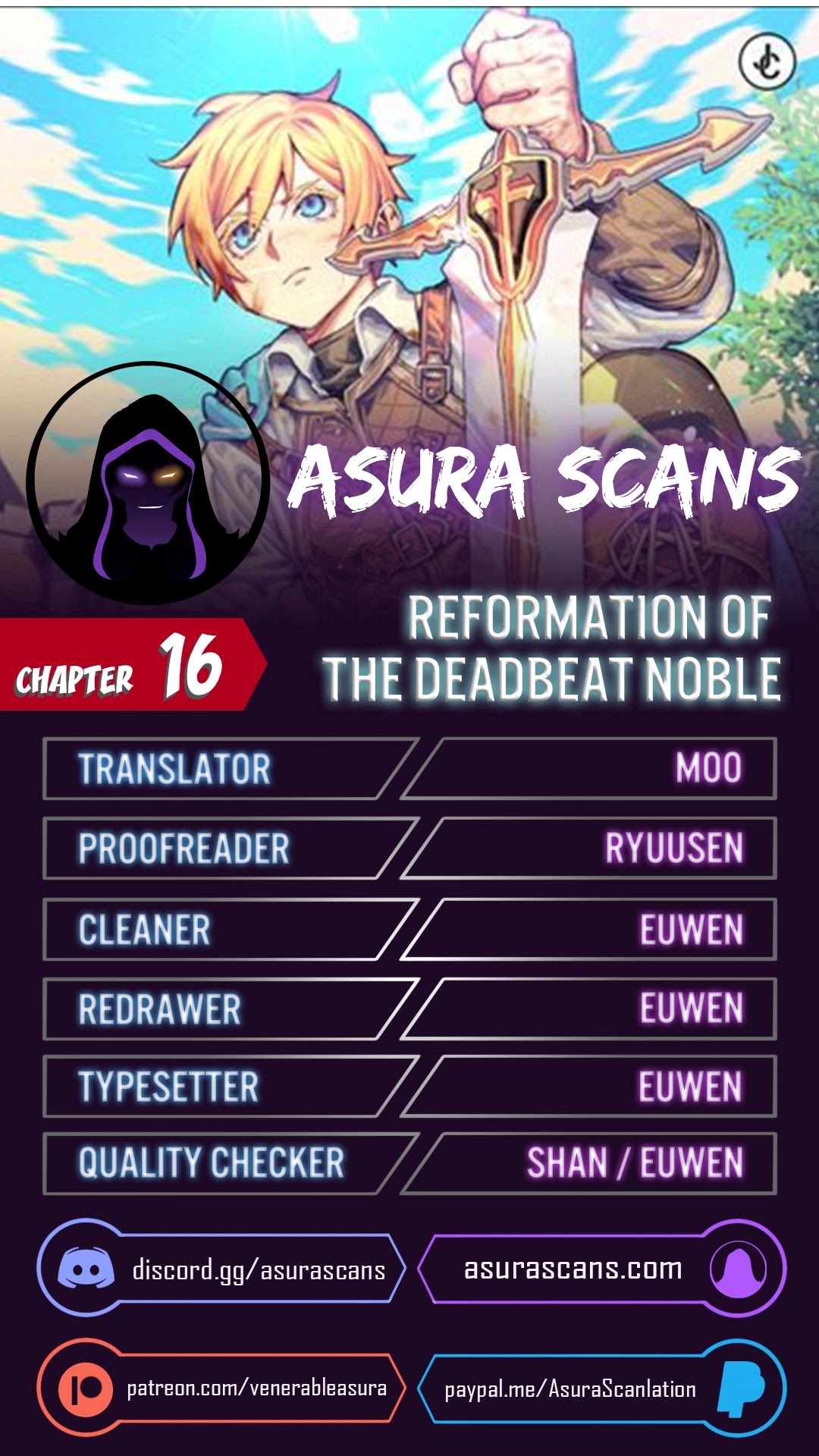 Reformation of the Deadbeat Noble Chapter 16 page 1 - Chapter 16