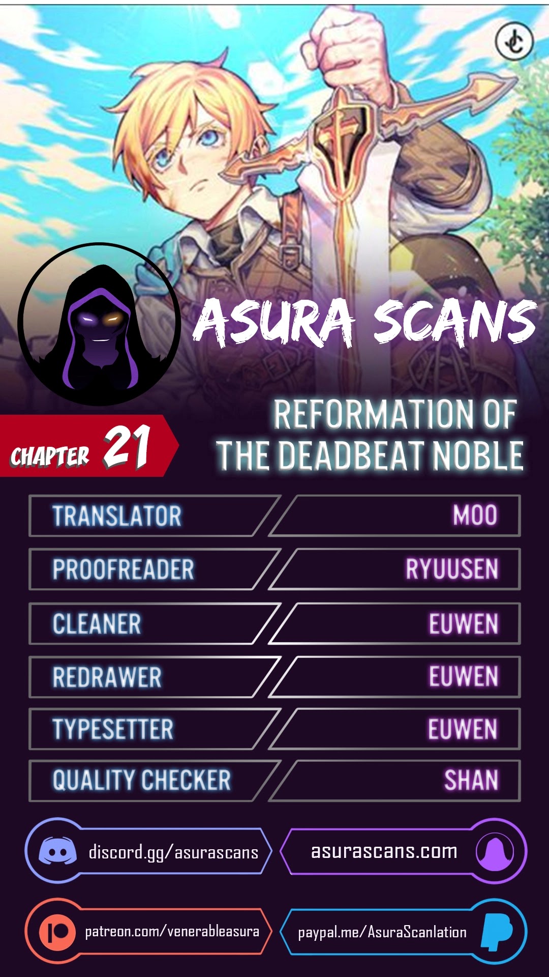Reformation of the Deadbeat Noble Chapter 21 page 1 - Chapter 21