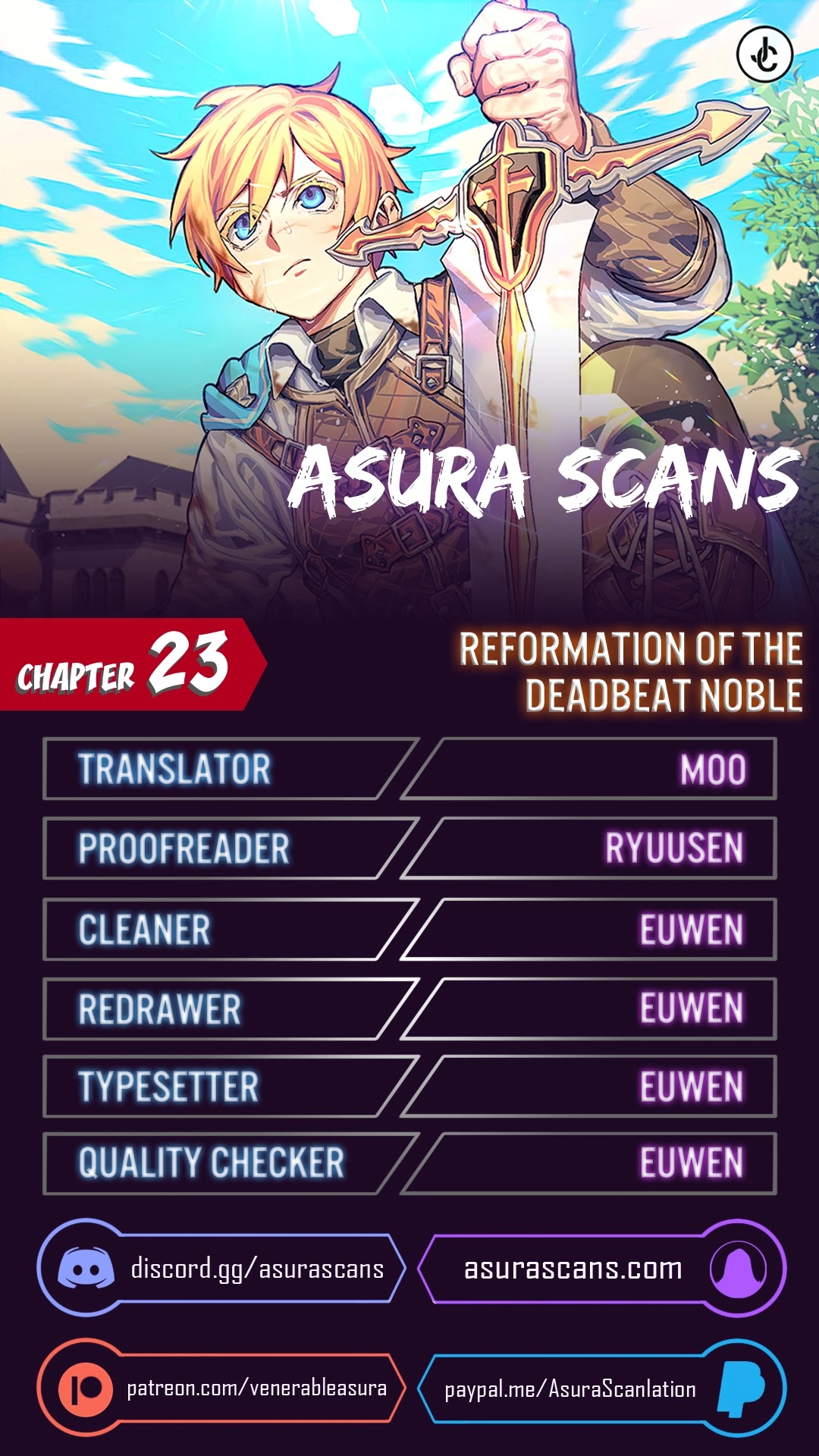 Reformation of the Deadbeat Noble Chapter 23 page 1 - Chapter 23