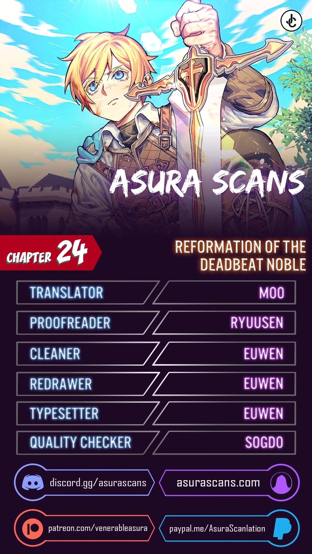 Reformation of the Deadbeat Noble Chapter 24 page 1 - Chapter 24