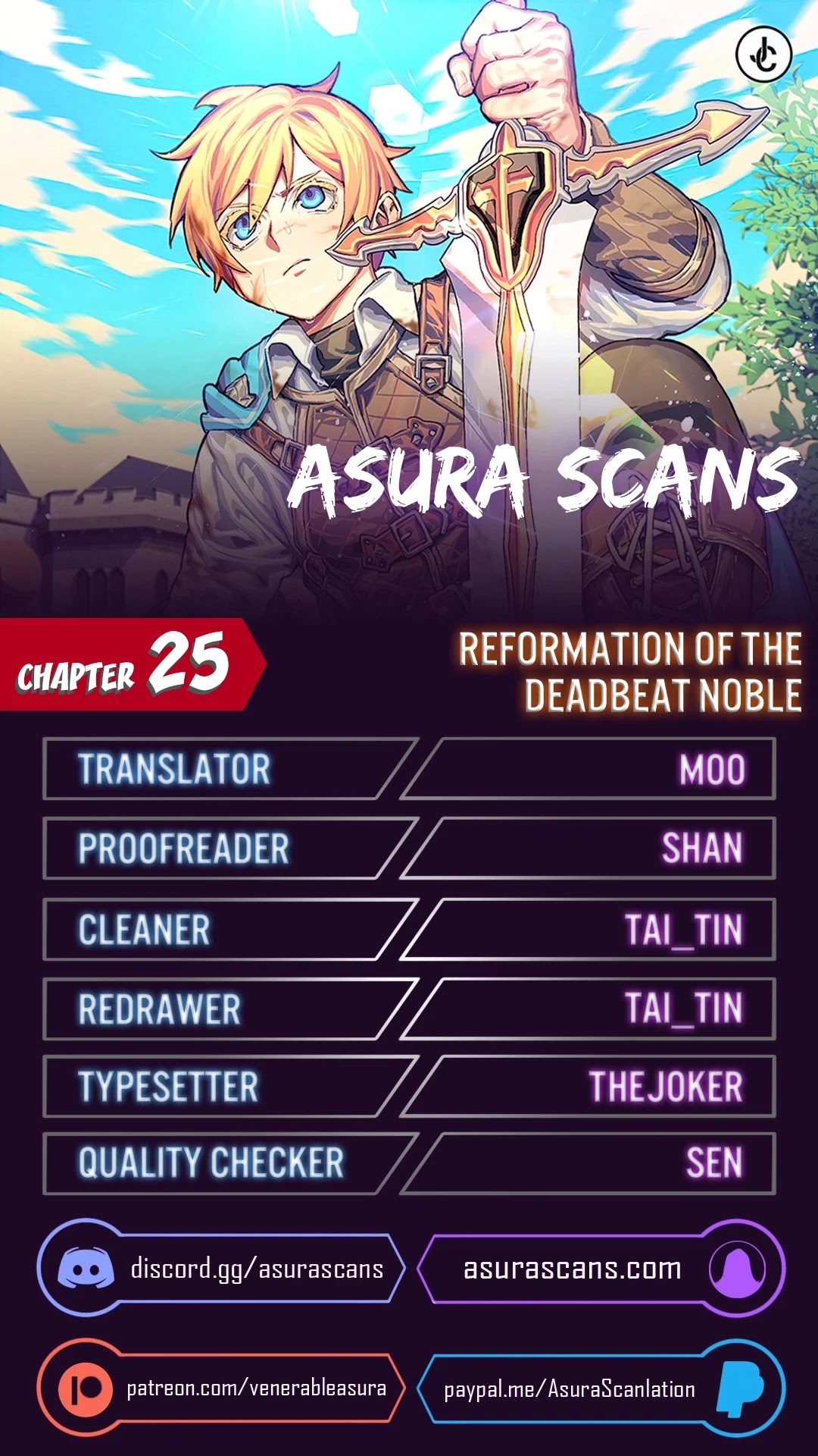 Reformation of the Deadbeat Noble Chapter 25 page 1 - Chapter 25