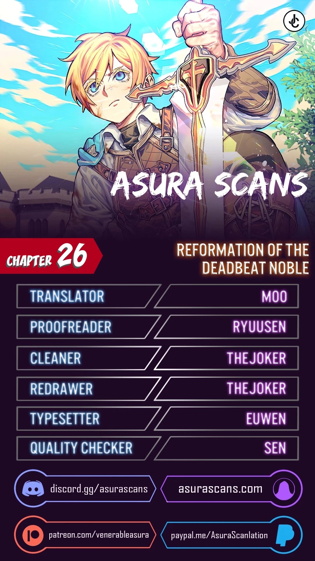 Reformation of the Deadbeat Noble Chapter 26 page 1 - Chapter 26