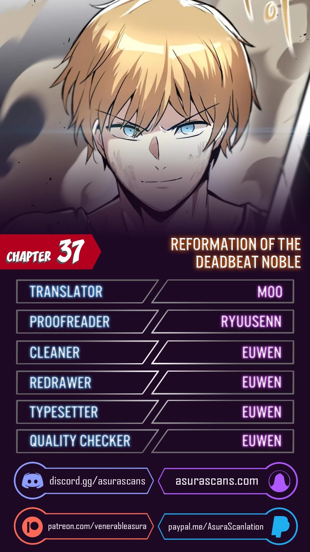 Reformation of the Deadbeat Noble Chapter 37 page 1 - Chapter 37