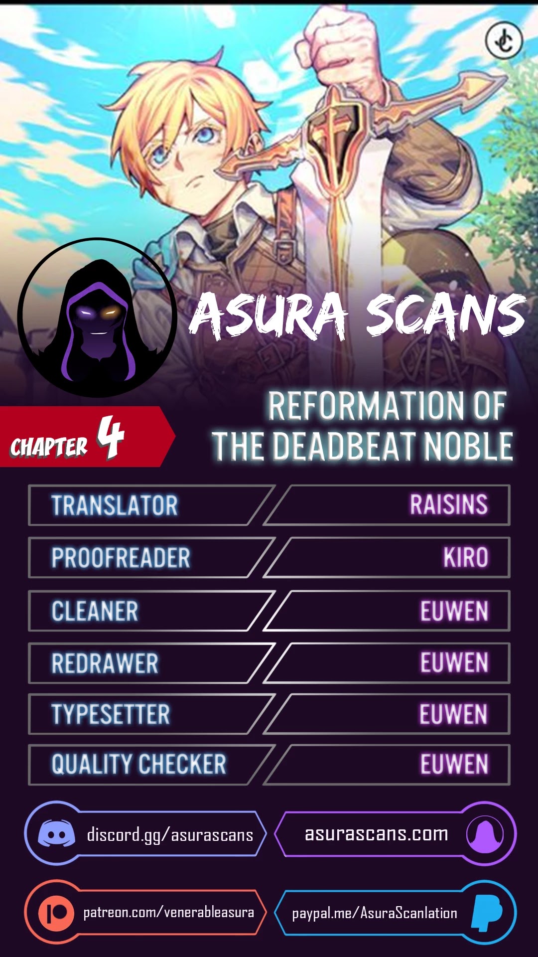 Reformation of the Deadbeat Noble Chapter 4 page 1 - Chapter 4