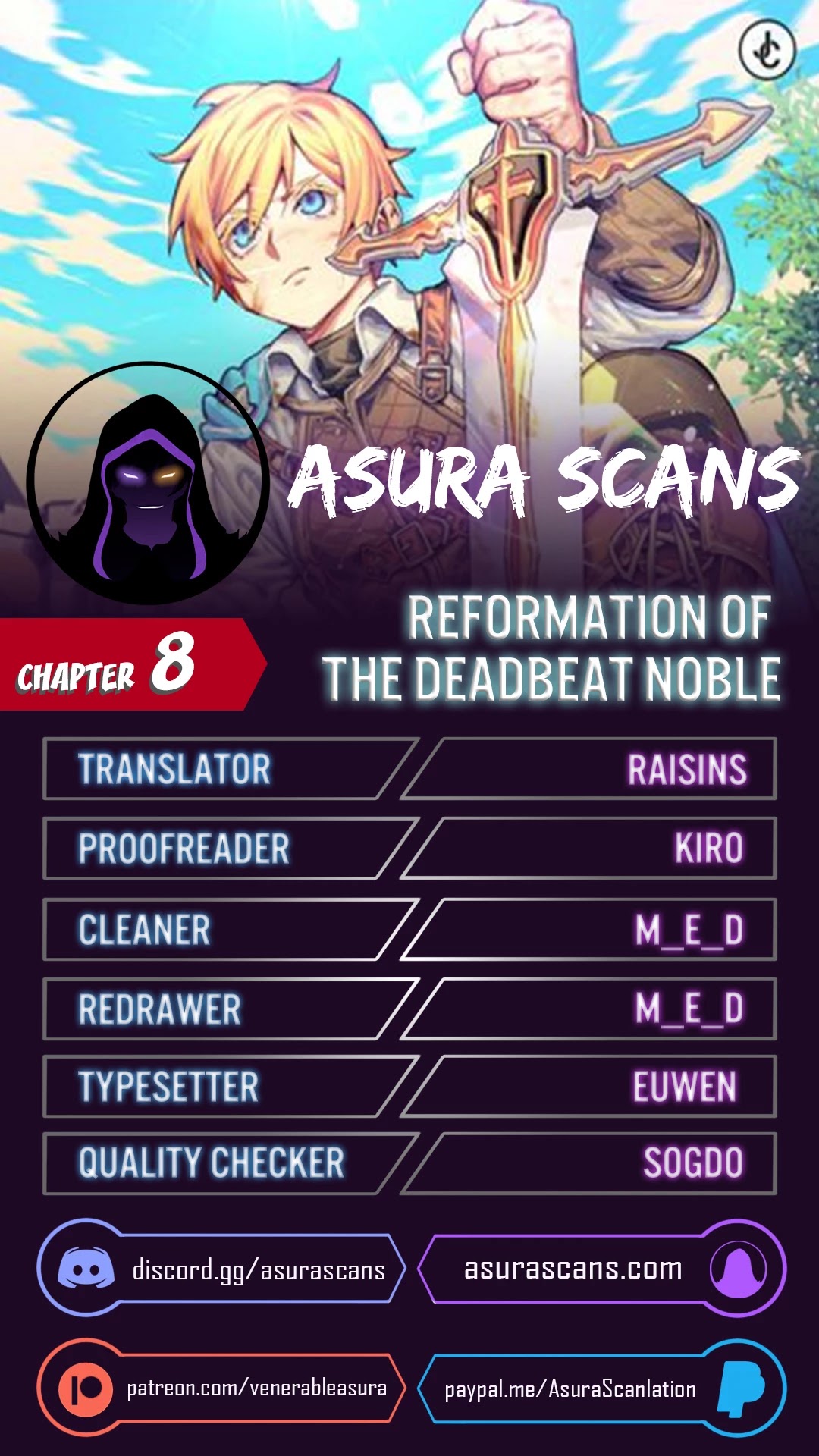 Reformation of the Deadbeat Noble Chapter 8 page 1 - Chapter 8