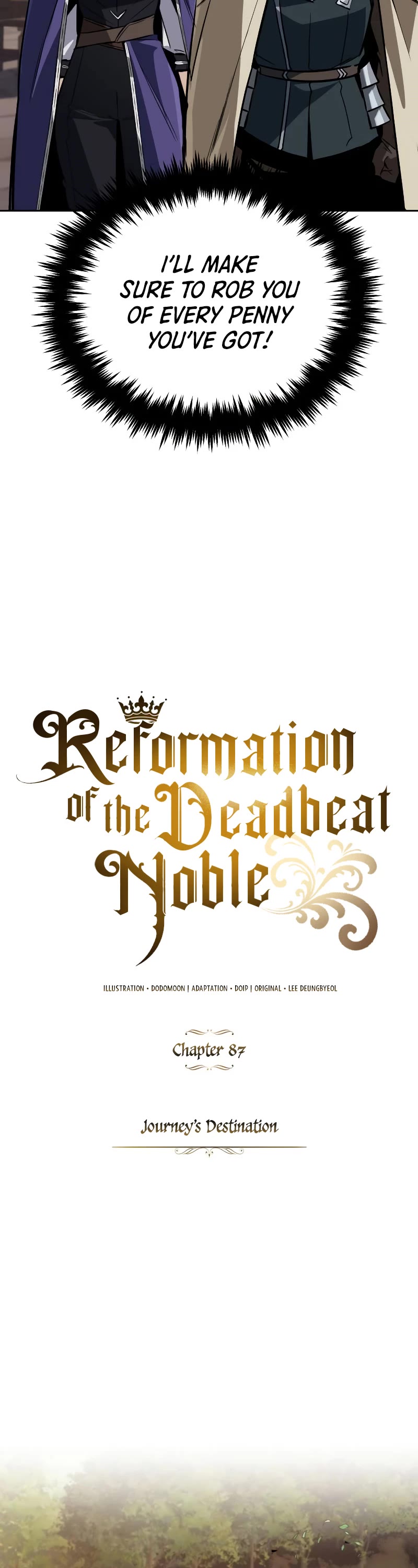 Reformation of the Deadbeat Noble Chapter 87 page 9 - Chapter 87: Journey’s Destination {S3 START}
